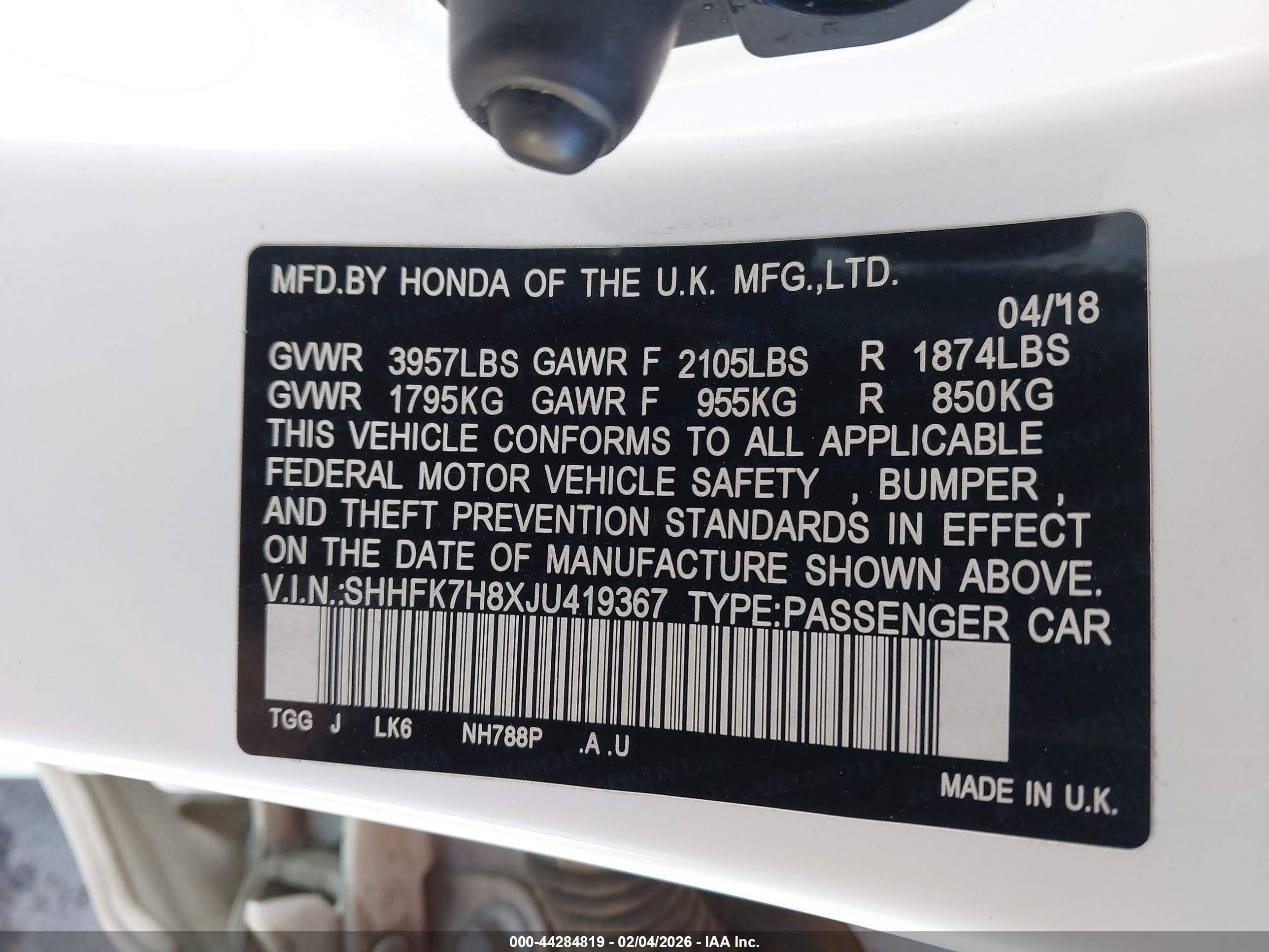 HONDA CIVIC image 9