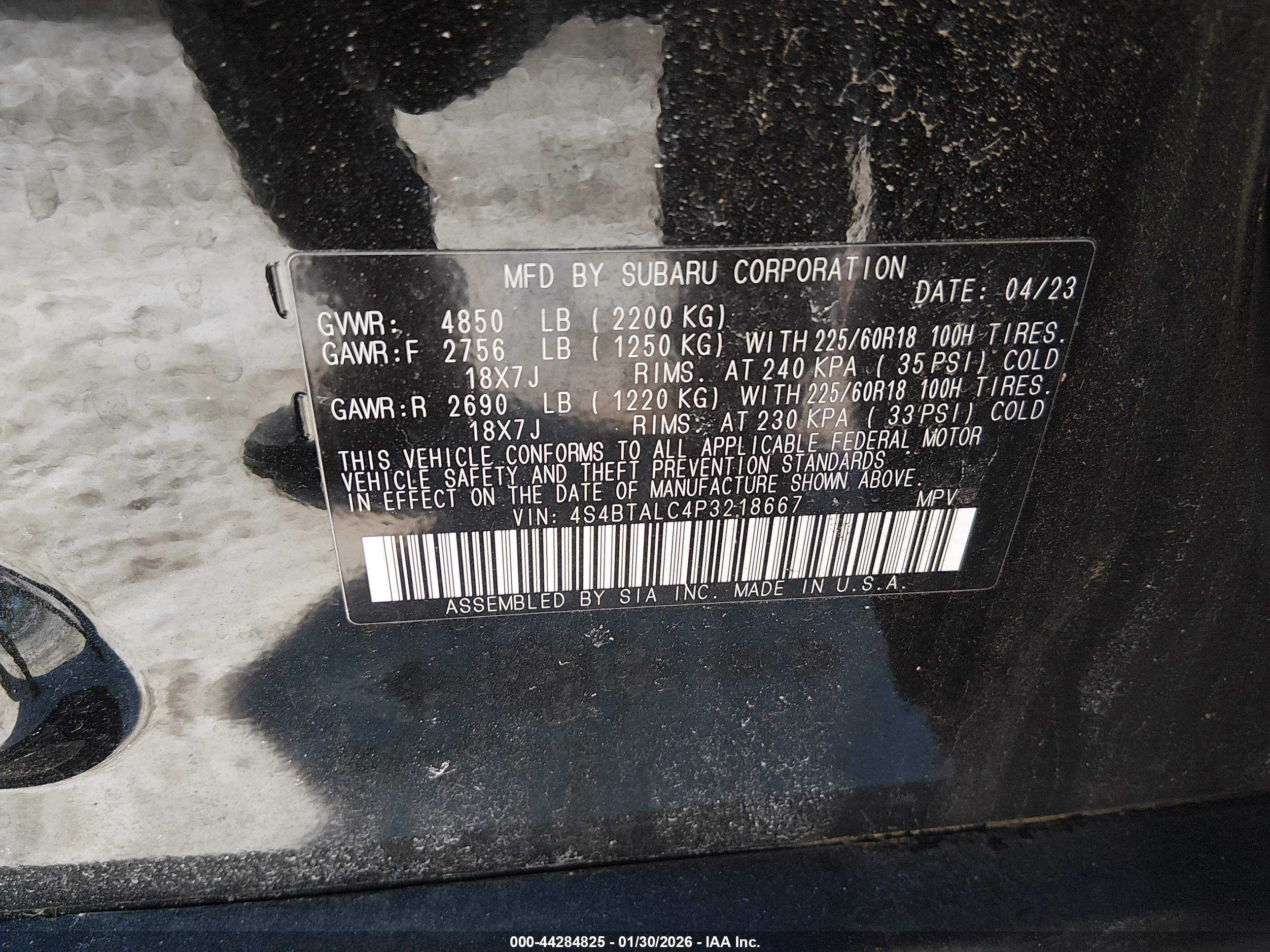 SUBARU OUTBACK image 9