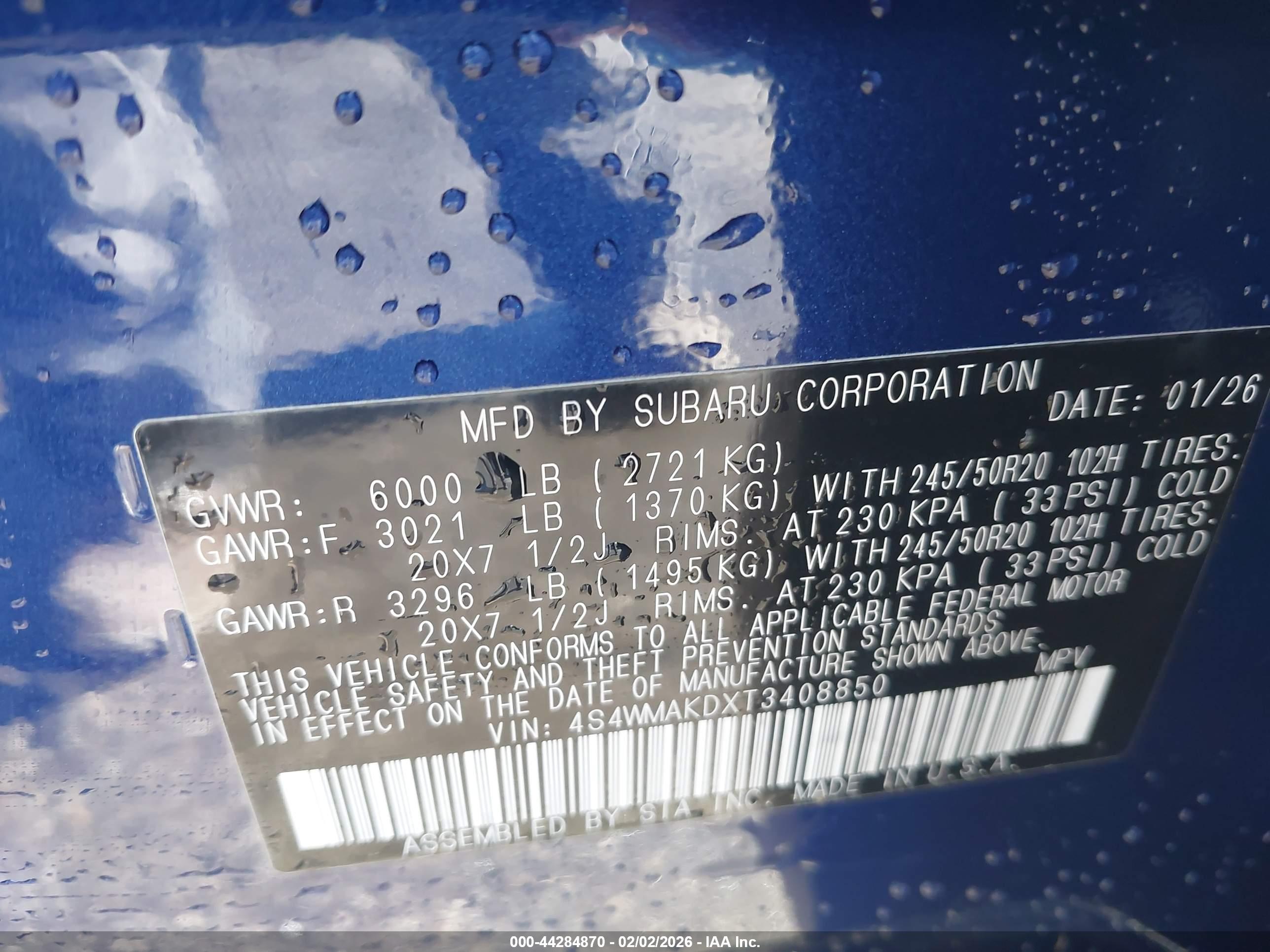 SUBARU ASCENT image 9