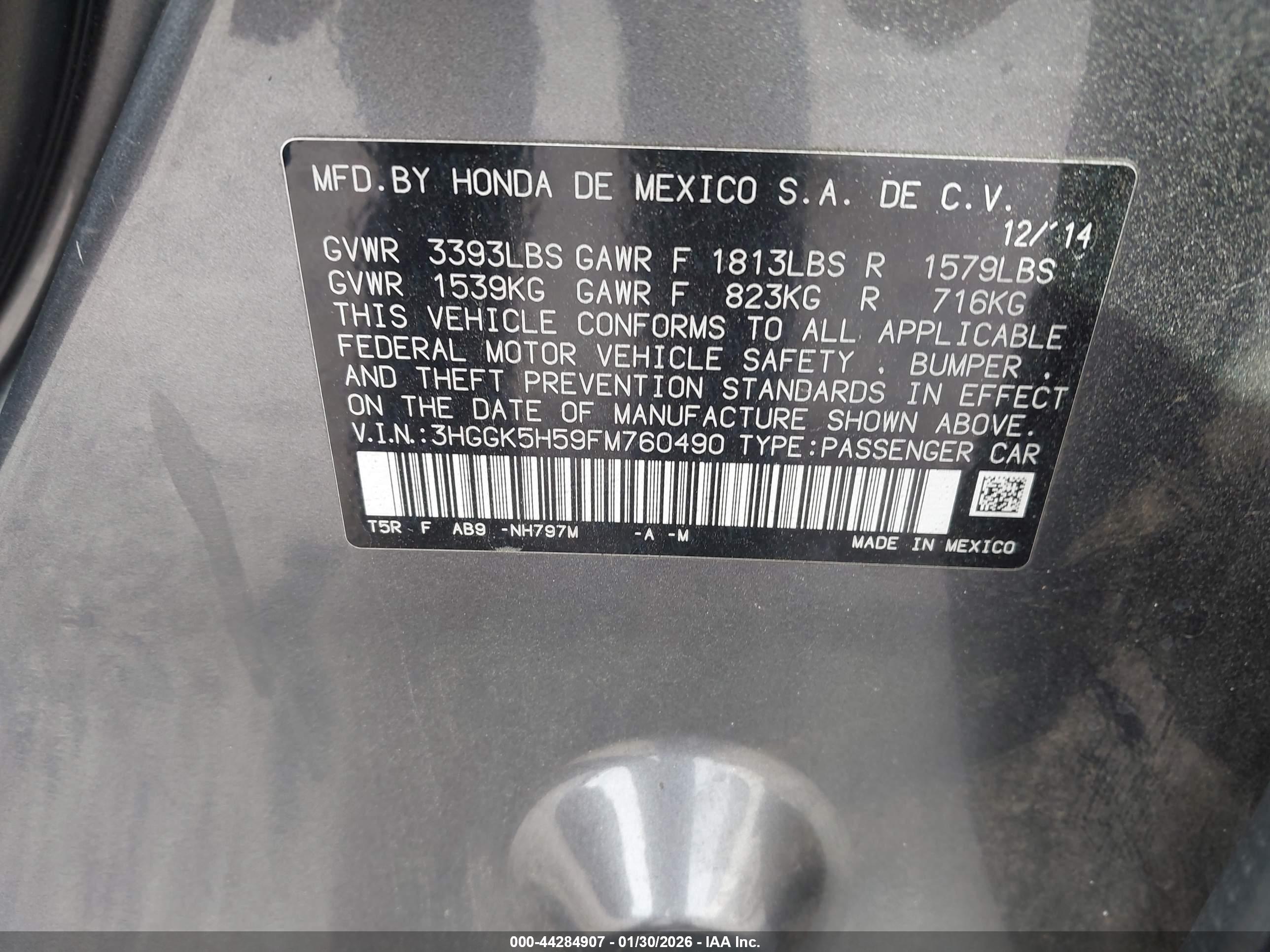 HONDA FIT image 9
