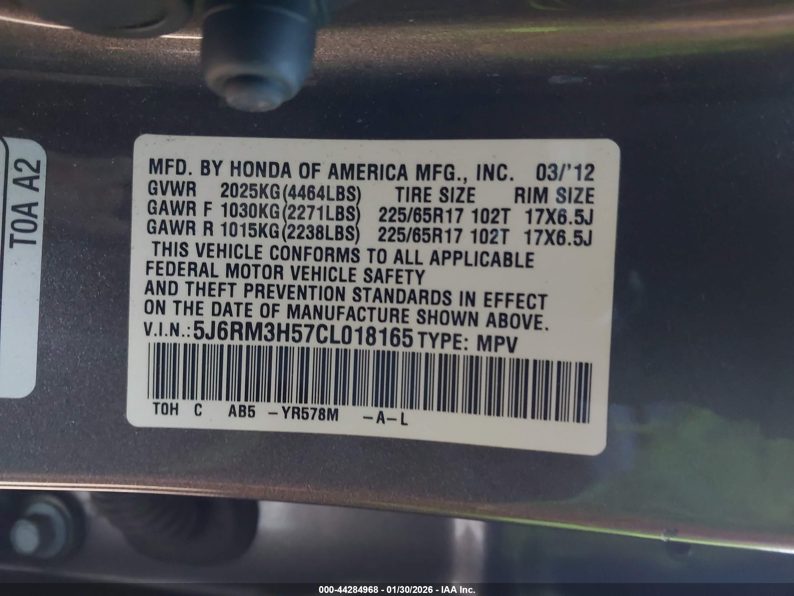 HONDA CR-V image 9