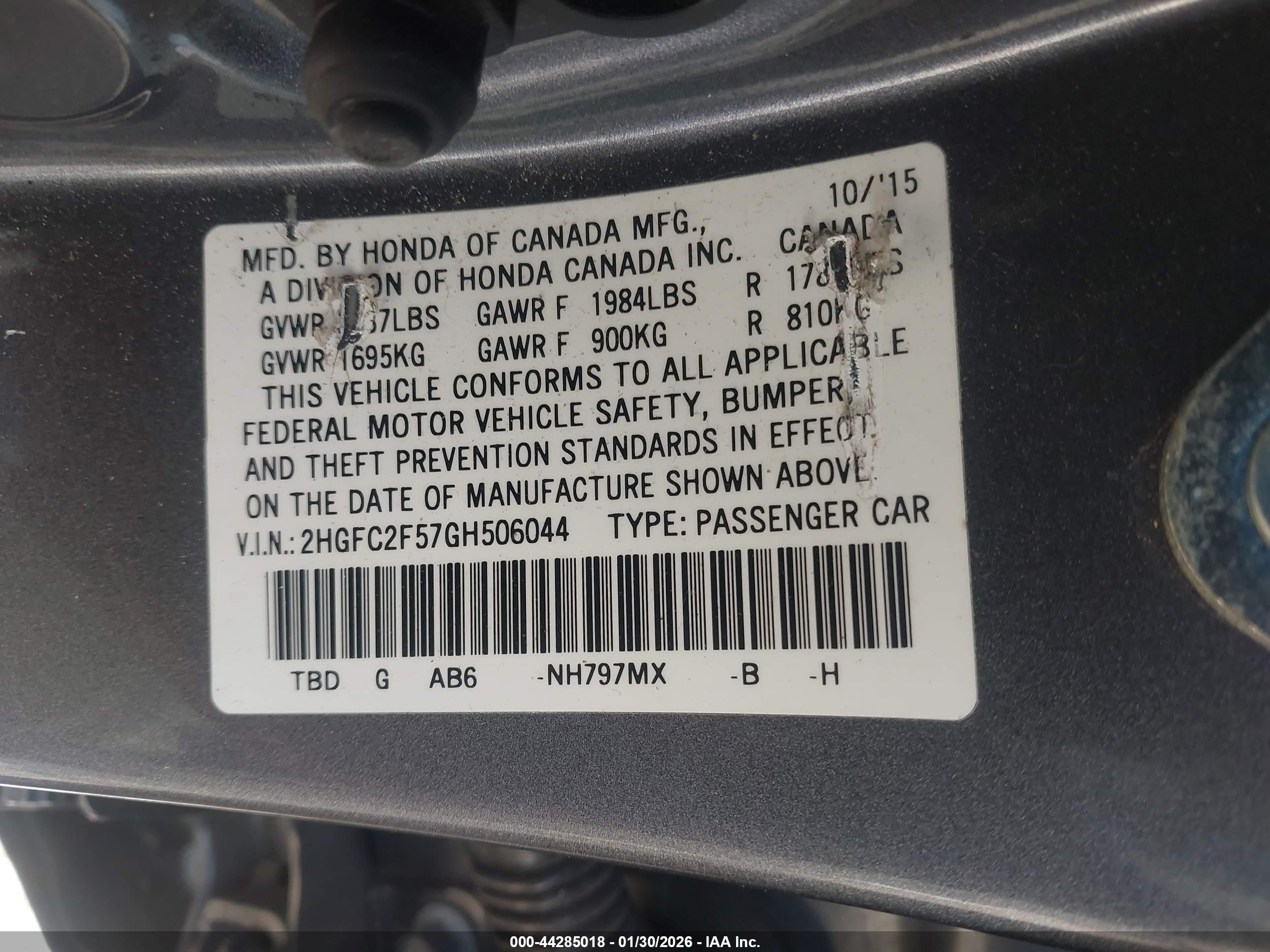HONDA CIVIC image 9