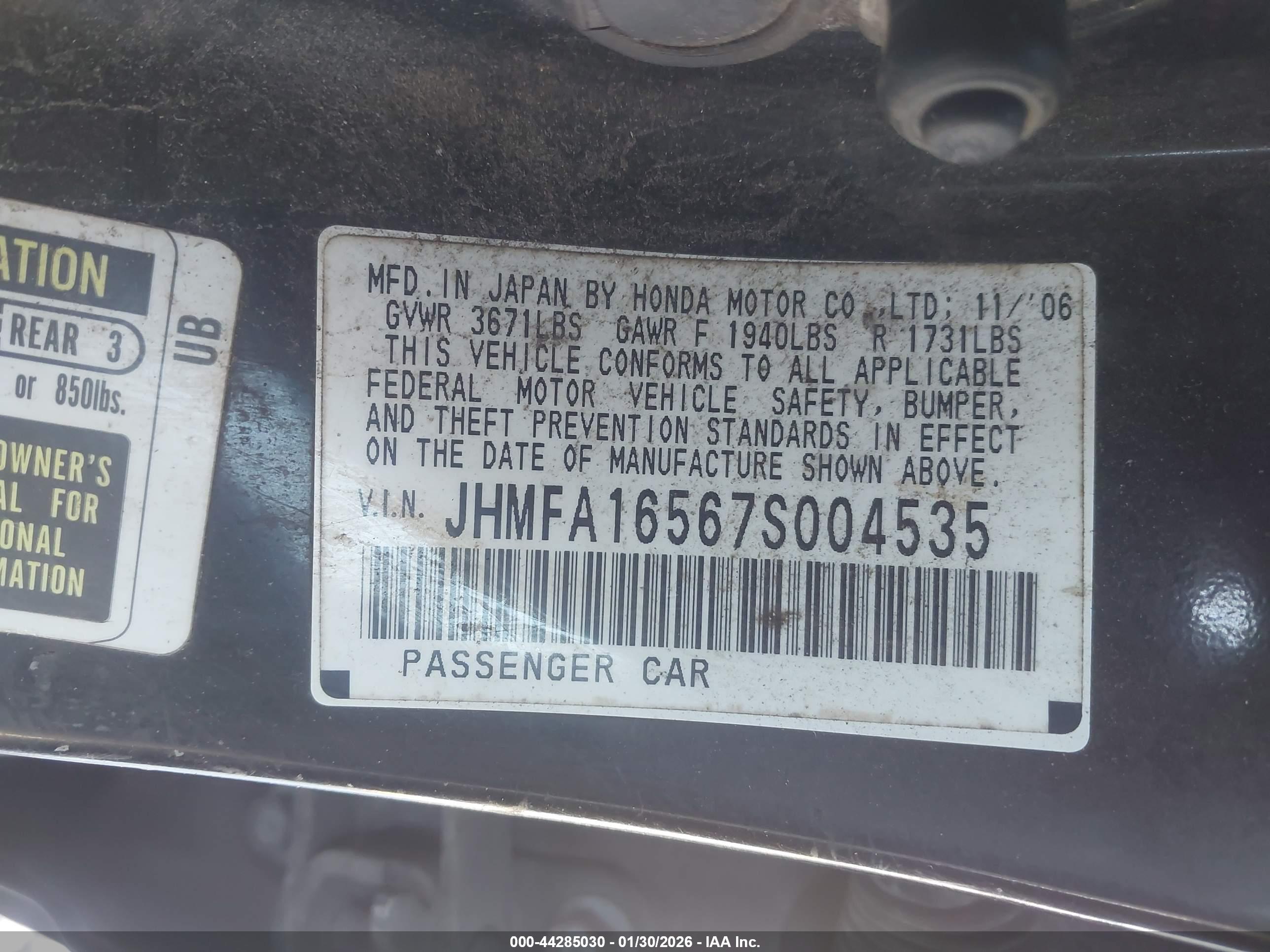 HONDA CIVIC image 9