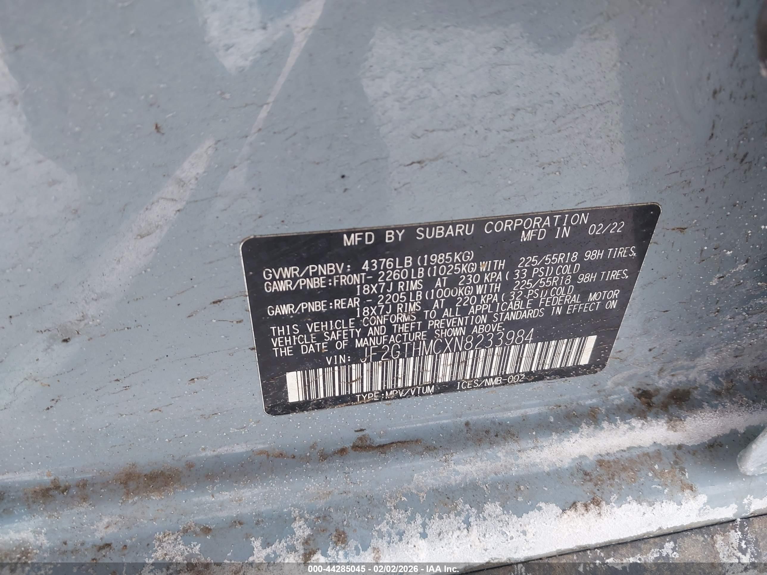 SUBARU CROSSTREK image 9