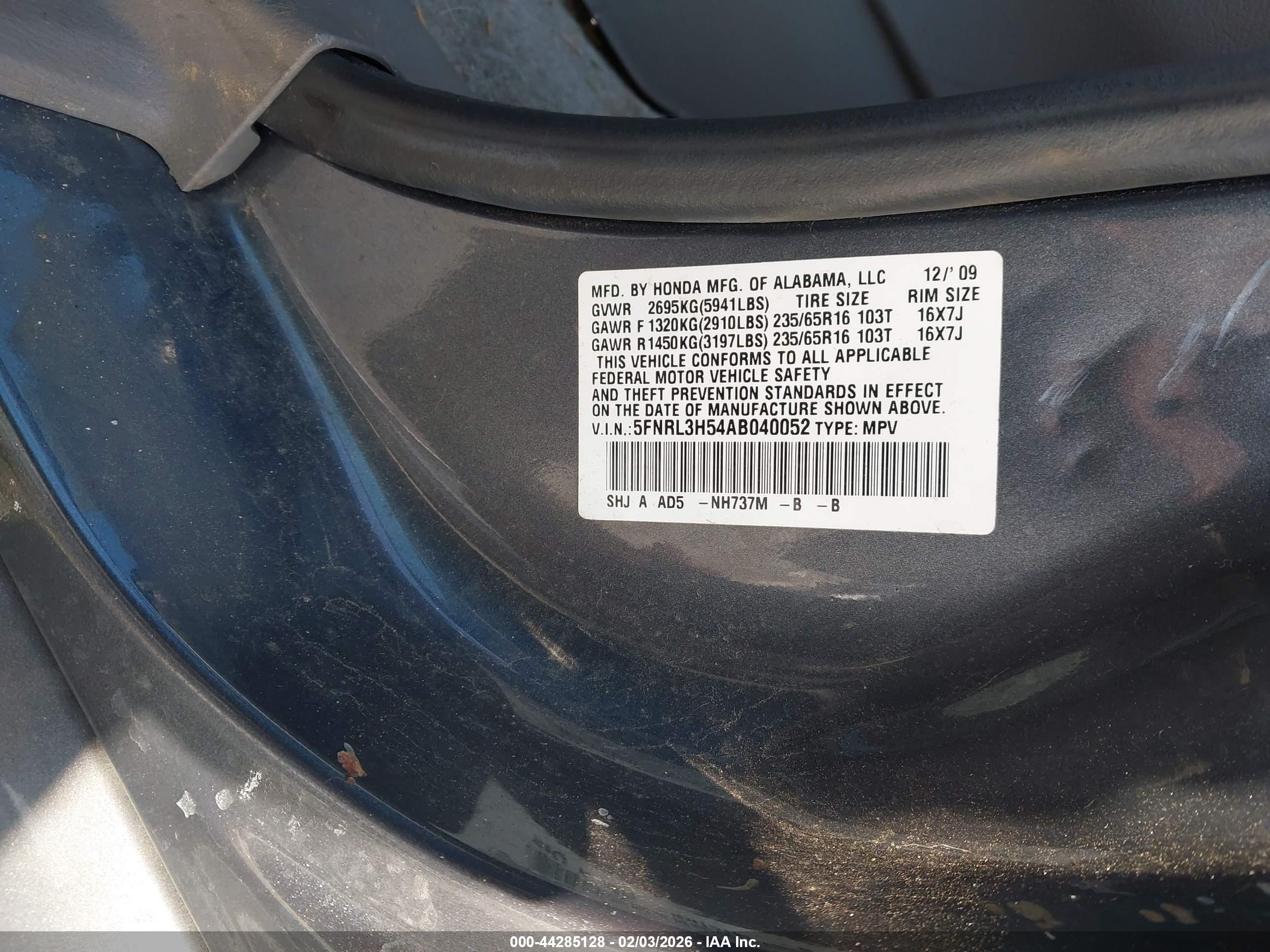 HONDA ODYSSEY image 9