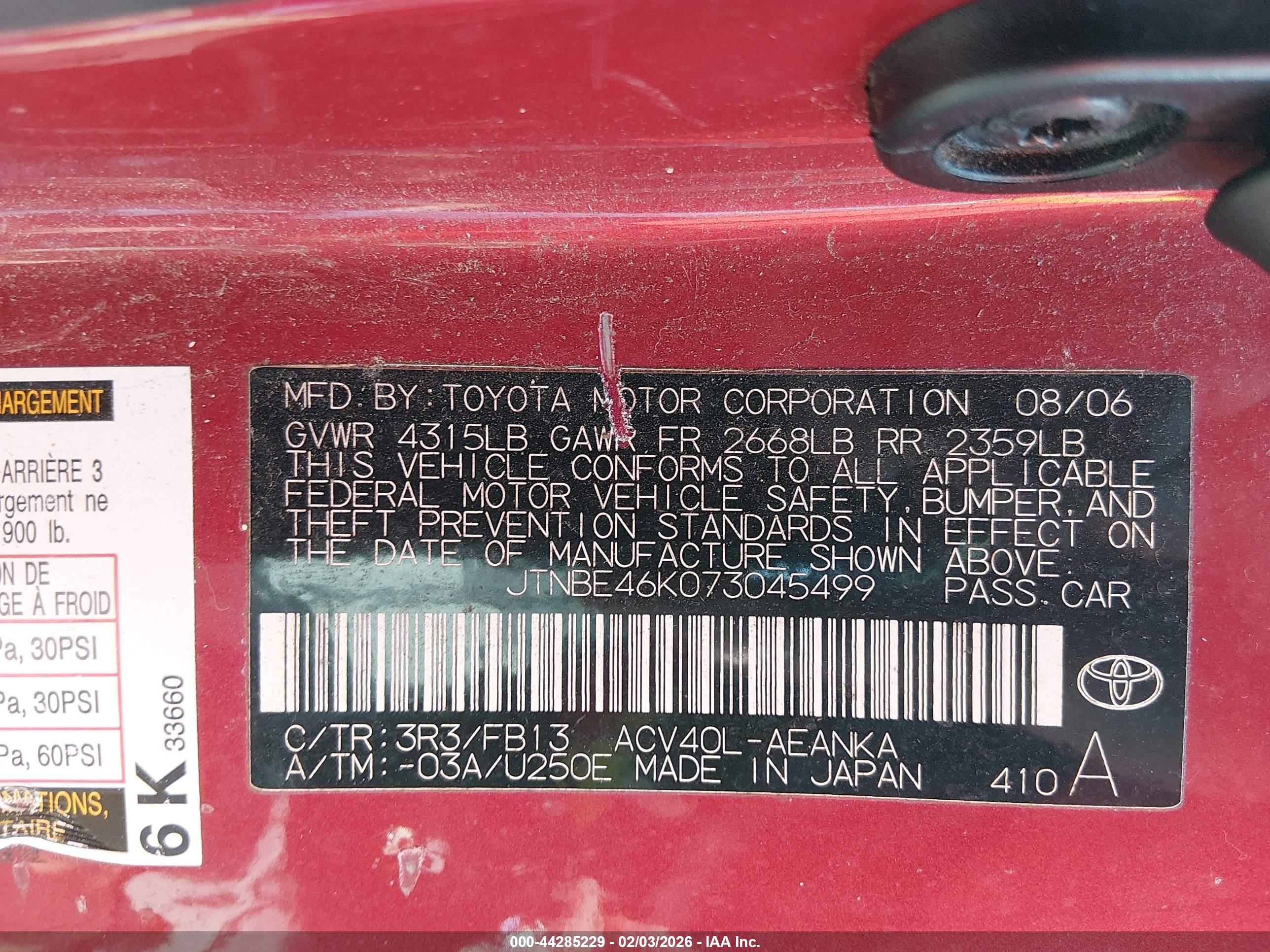 TOYOTA CAMRY image 9