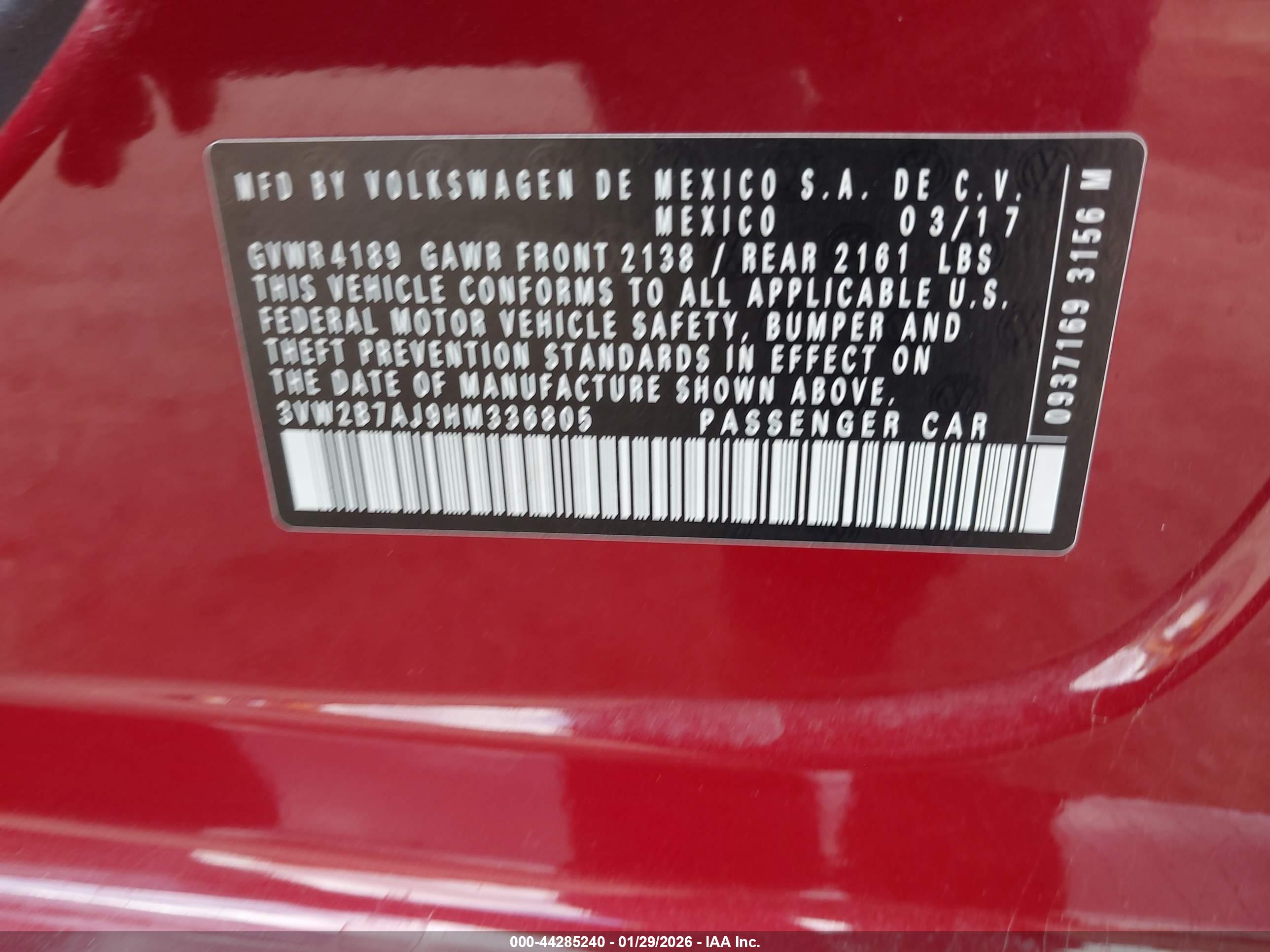 VOLKSWAGEN JETTA image 9