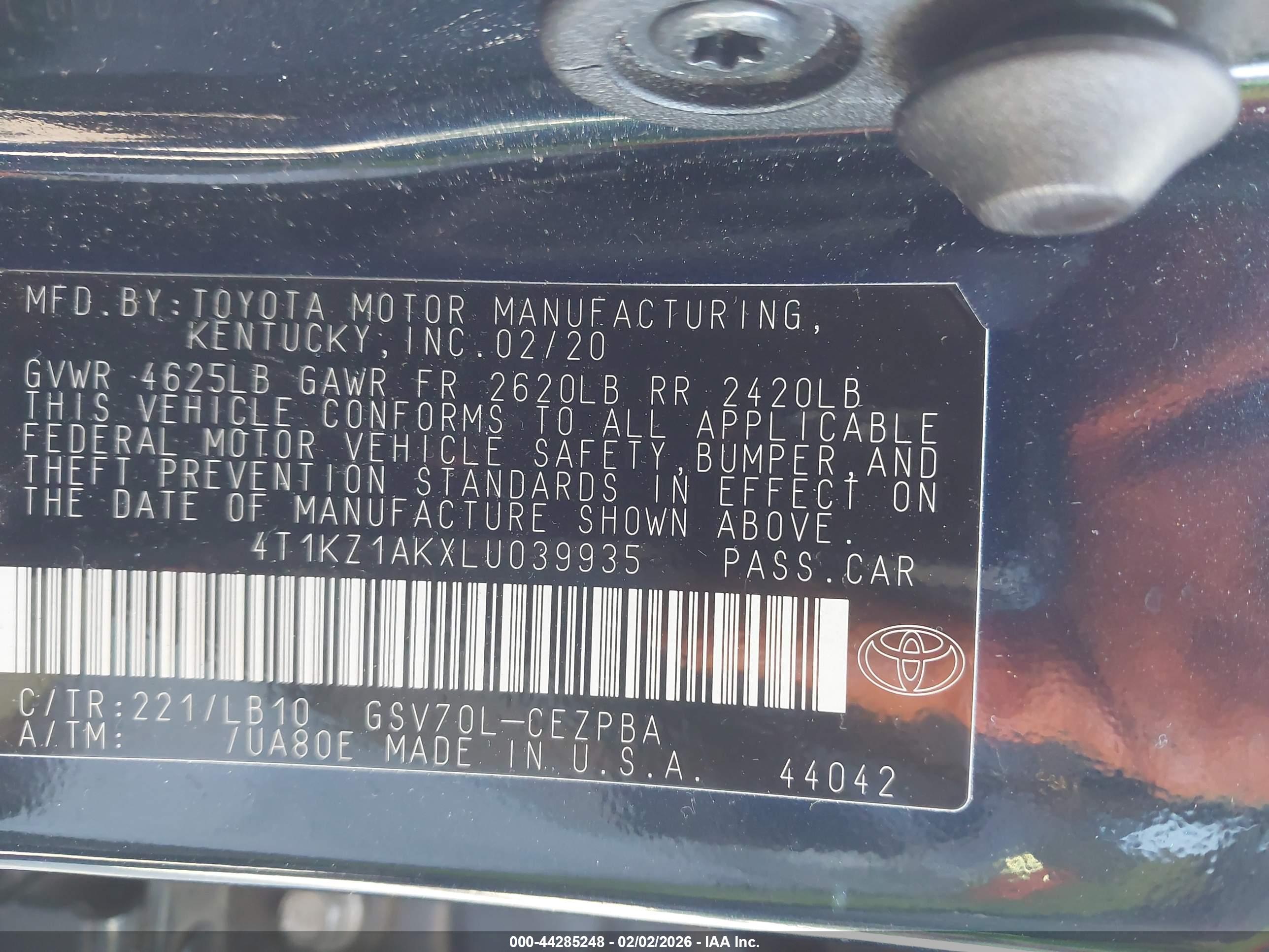 TOYOTA CAMRY image 9