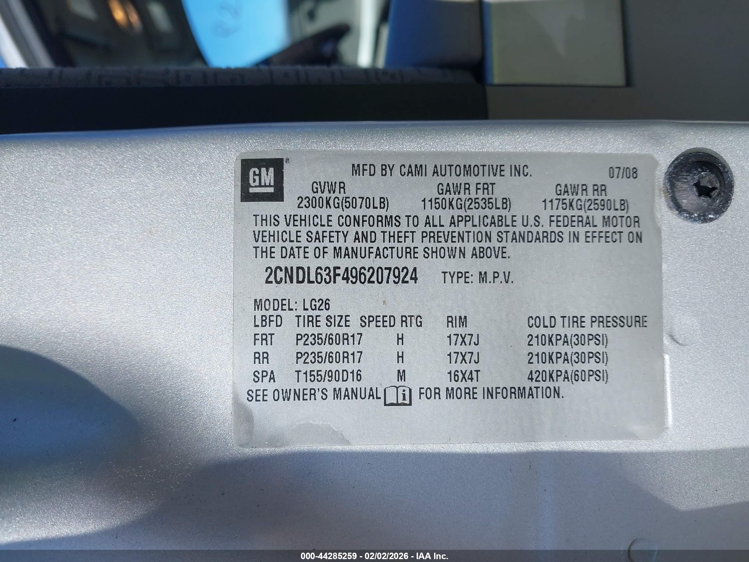CHEVROLET EQUINOX image 9