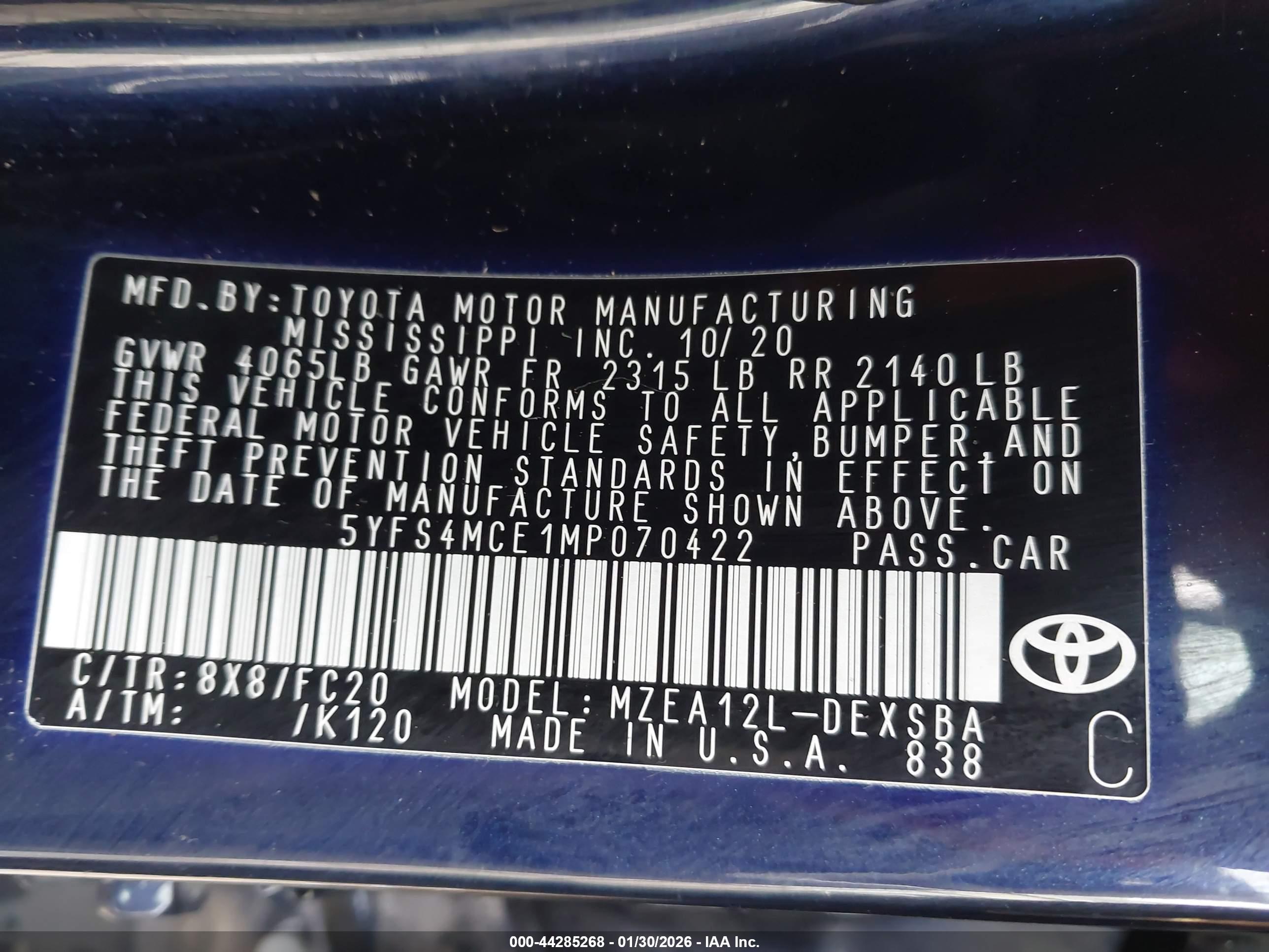 TOYOTA COROLLA image 9