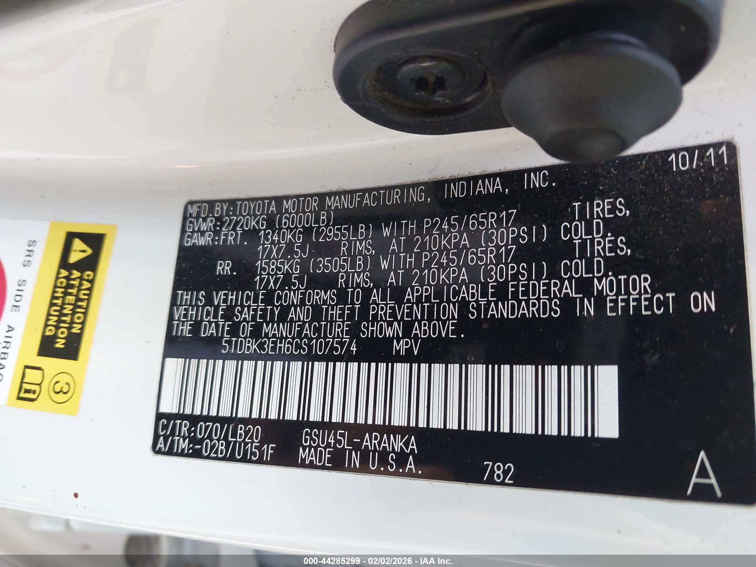 TOYOTA HIGHLANDER image 9