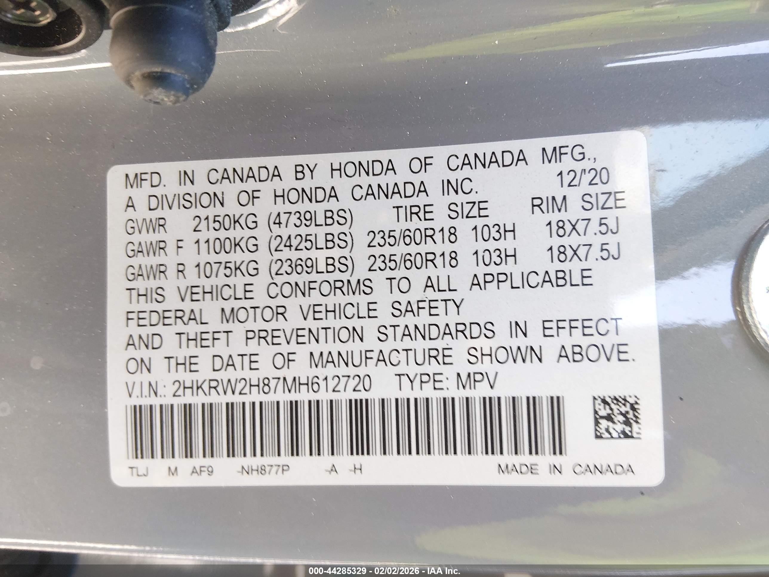 HONDA CR-V image 9