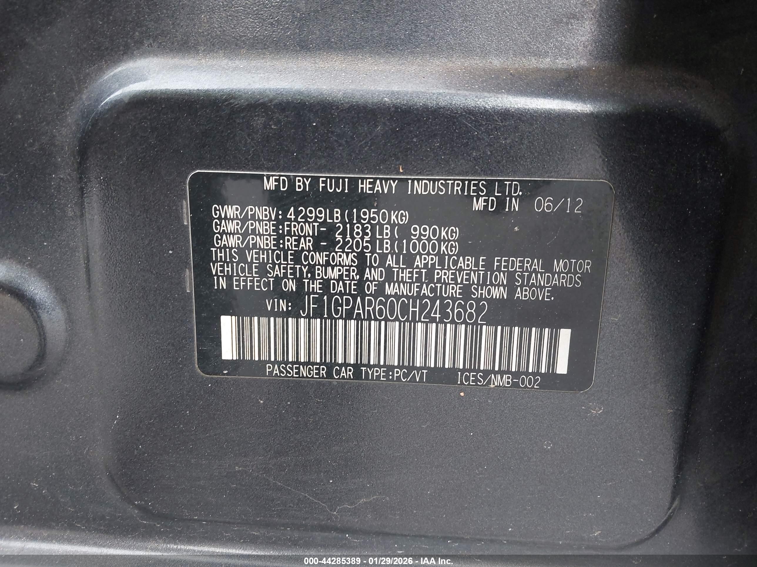 SUBARU IMPREZA image 9