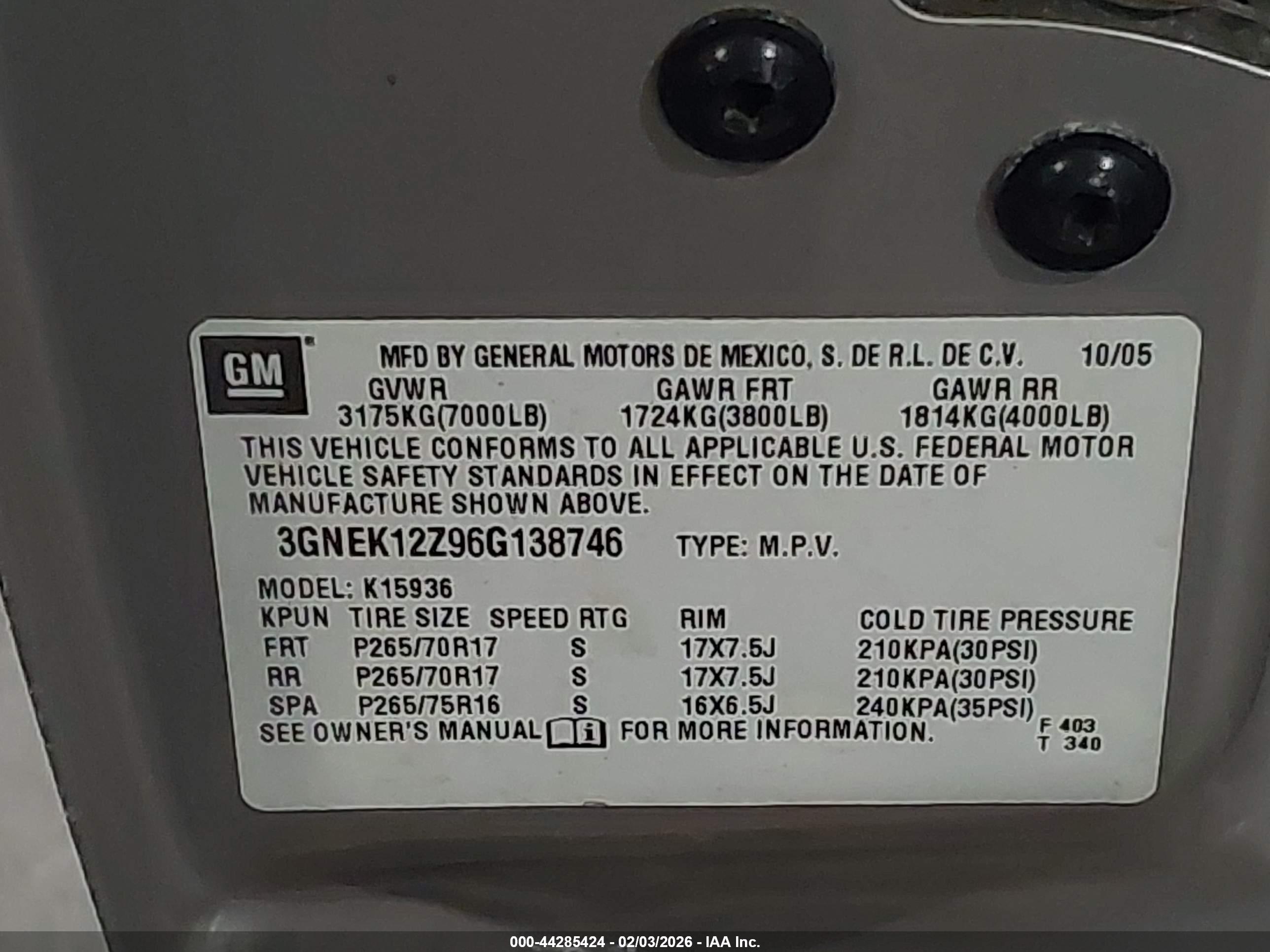 CHEVROLET AVALANCHE image 9