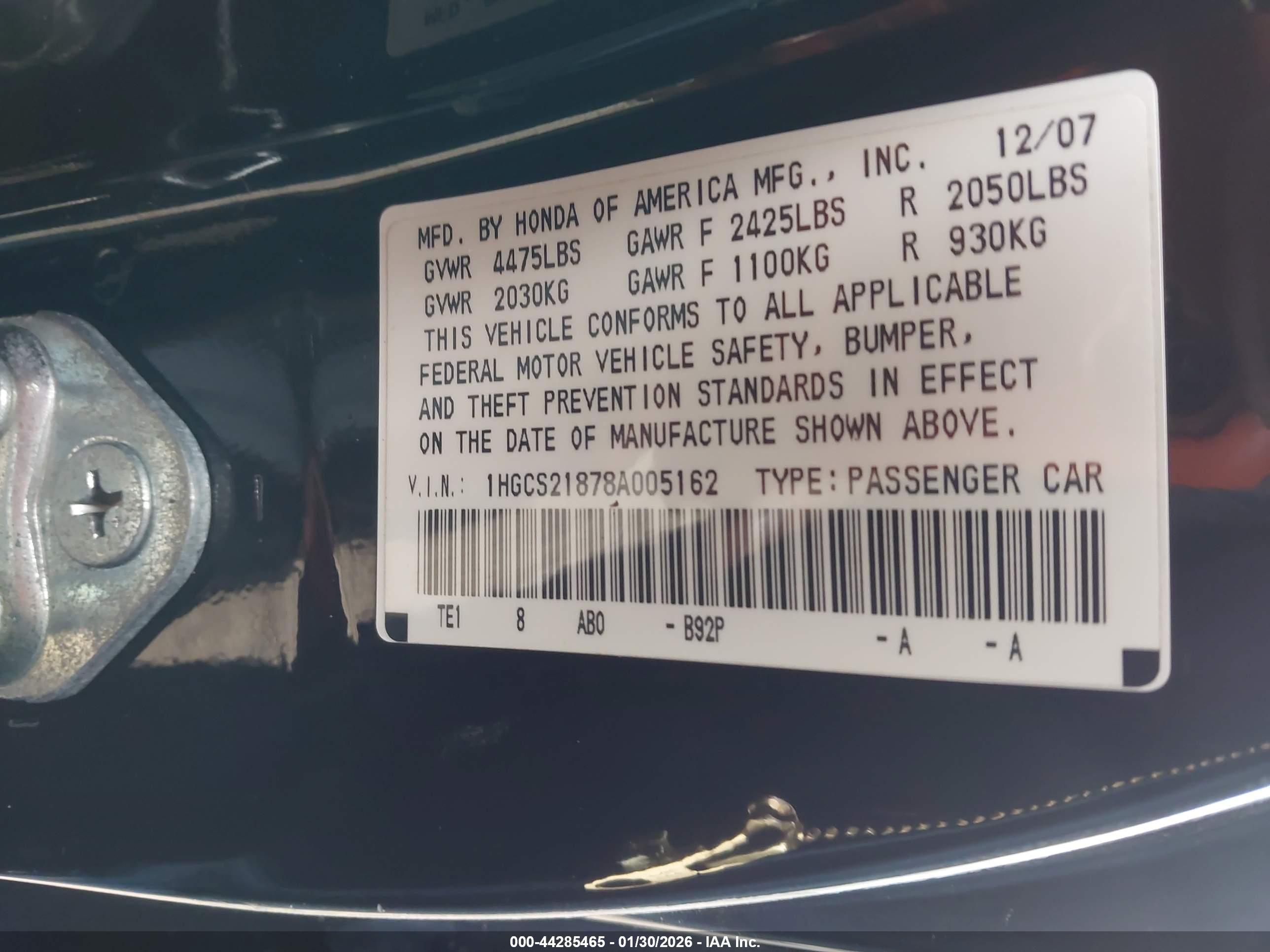 HONDA ACCORD image 9