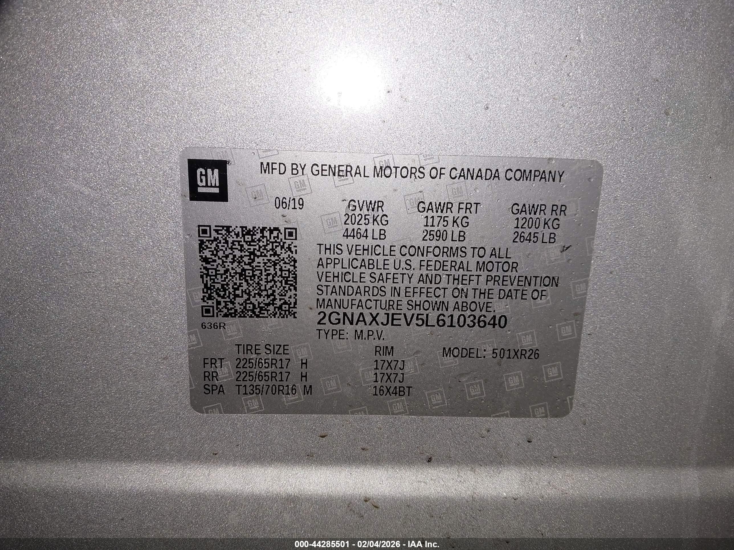 CHEVROLET EQUINOX image 9