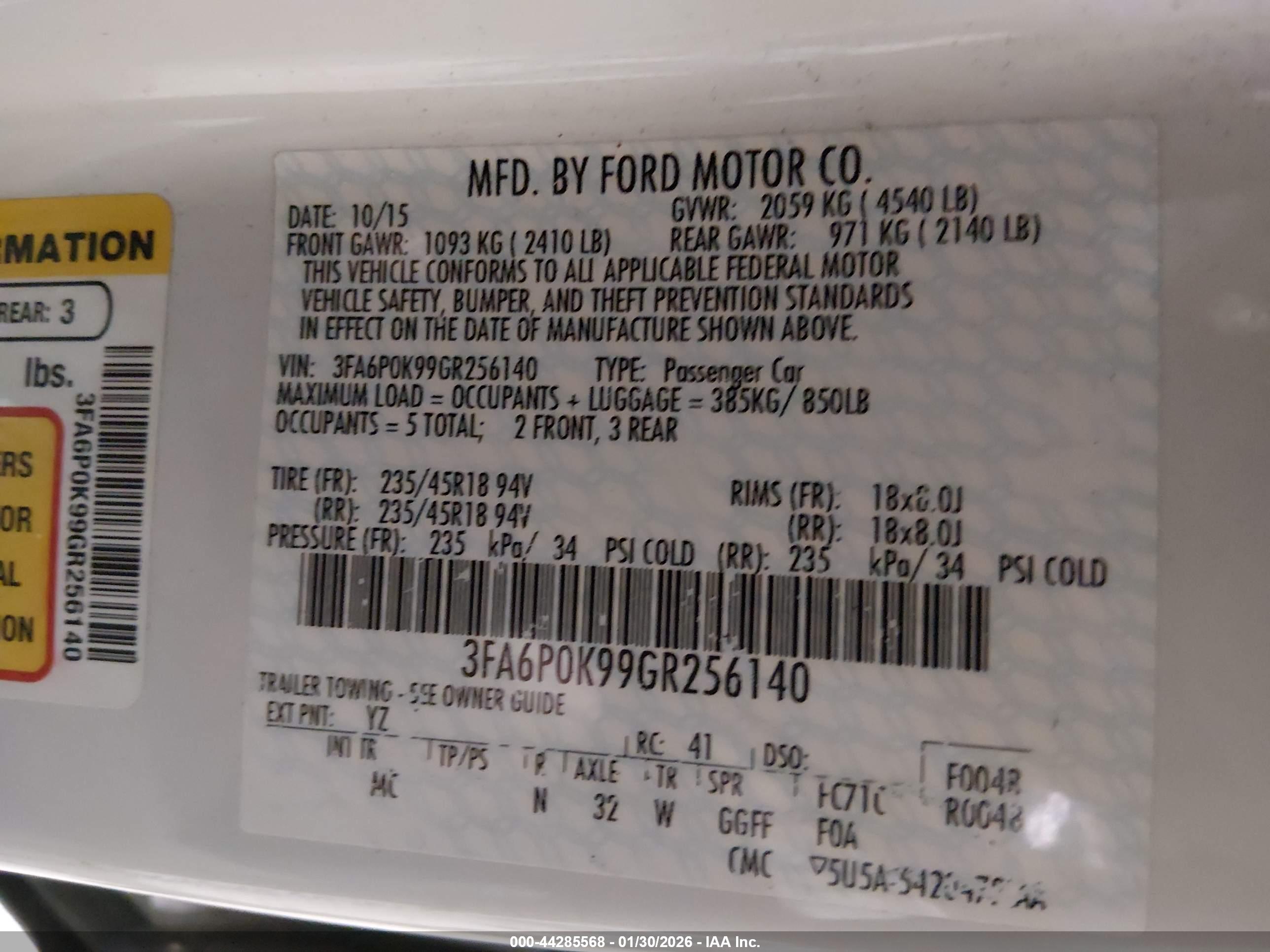FORD FUSION image 9