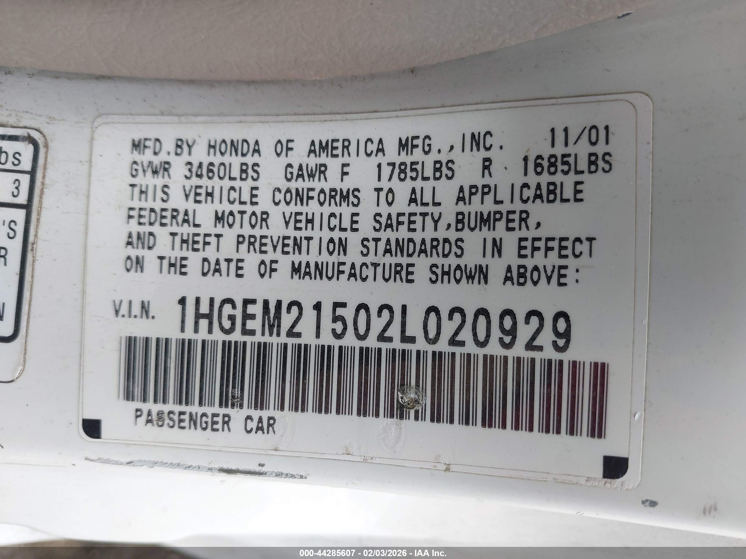 HONDA CIVIC image 9