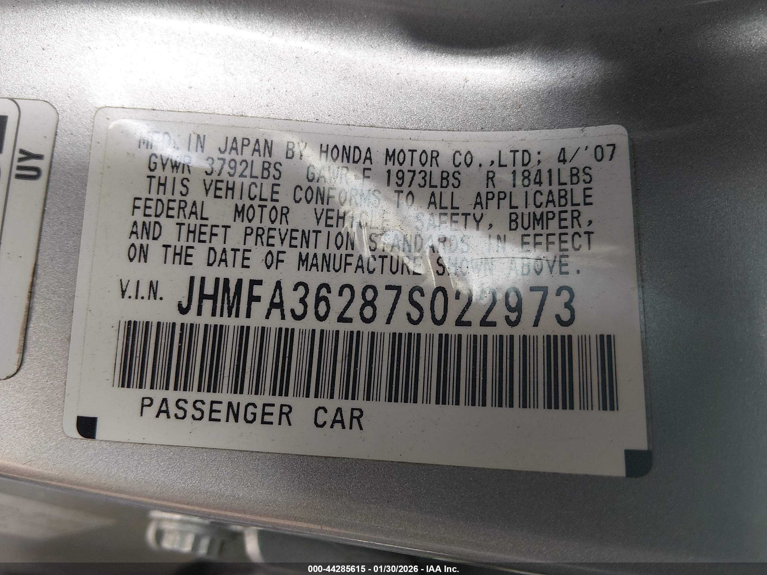 HONDA CIVIC image 9