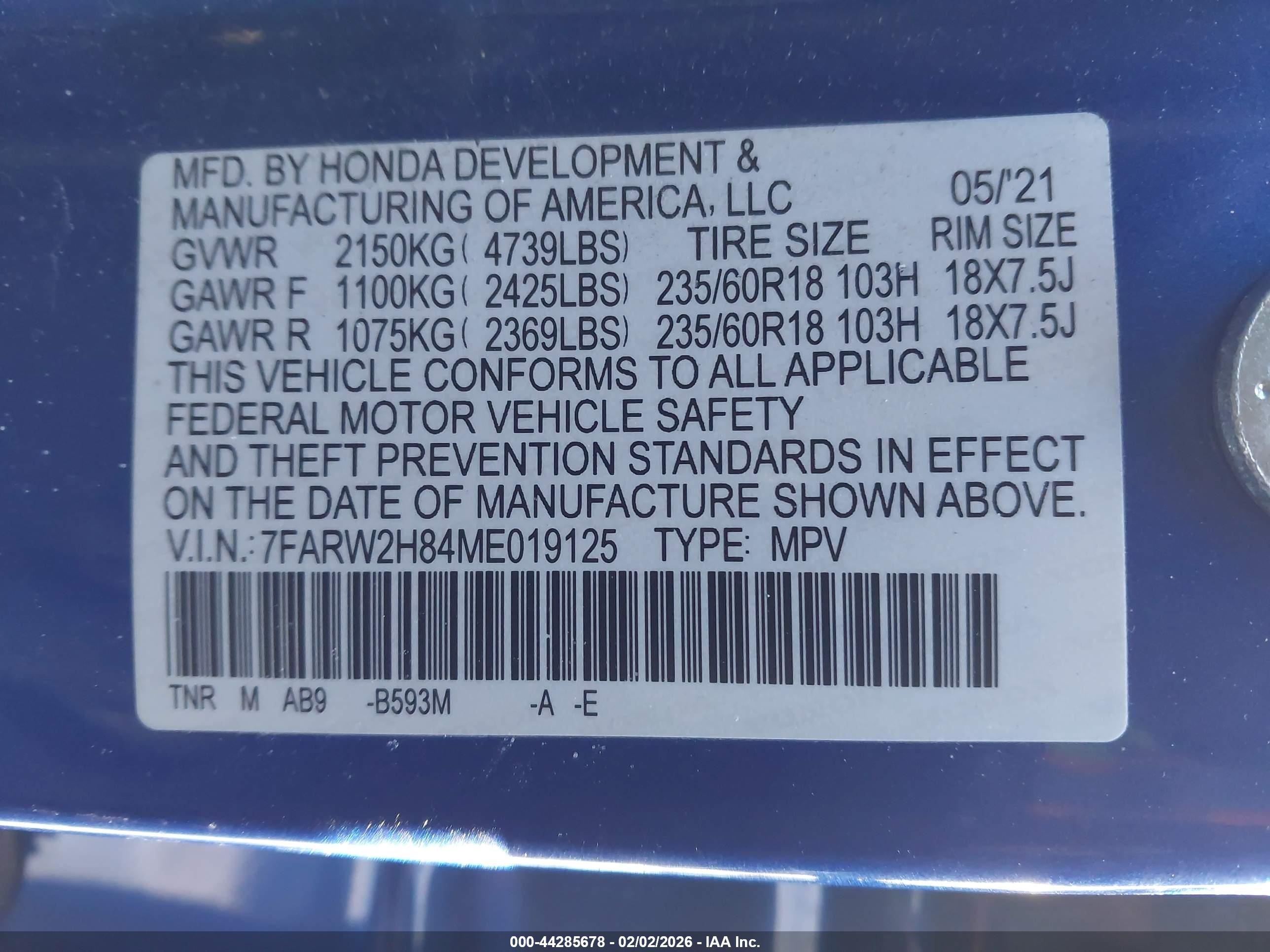 HONDA CR-V image 9