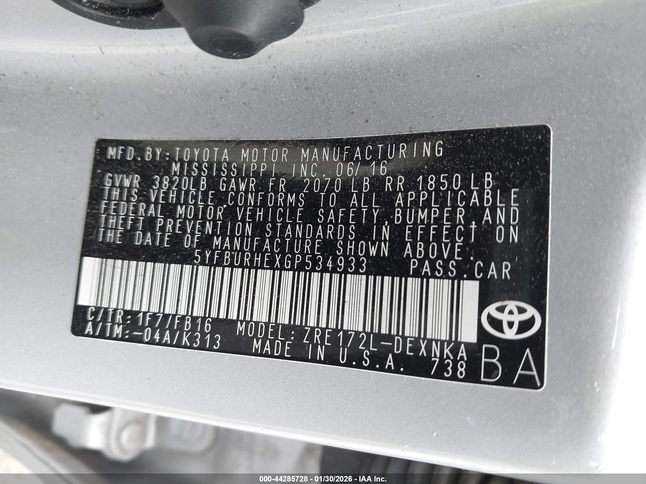 TOYOTA COROLLA image 9