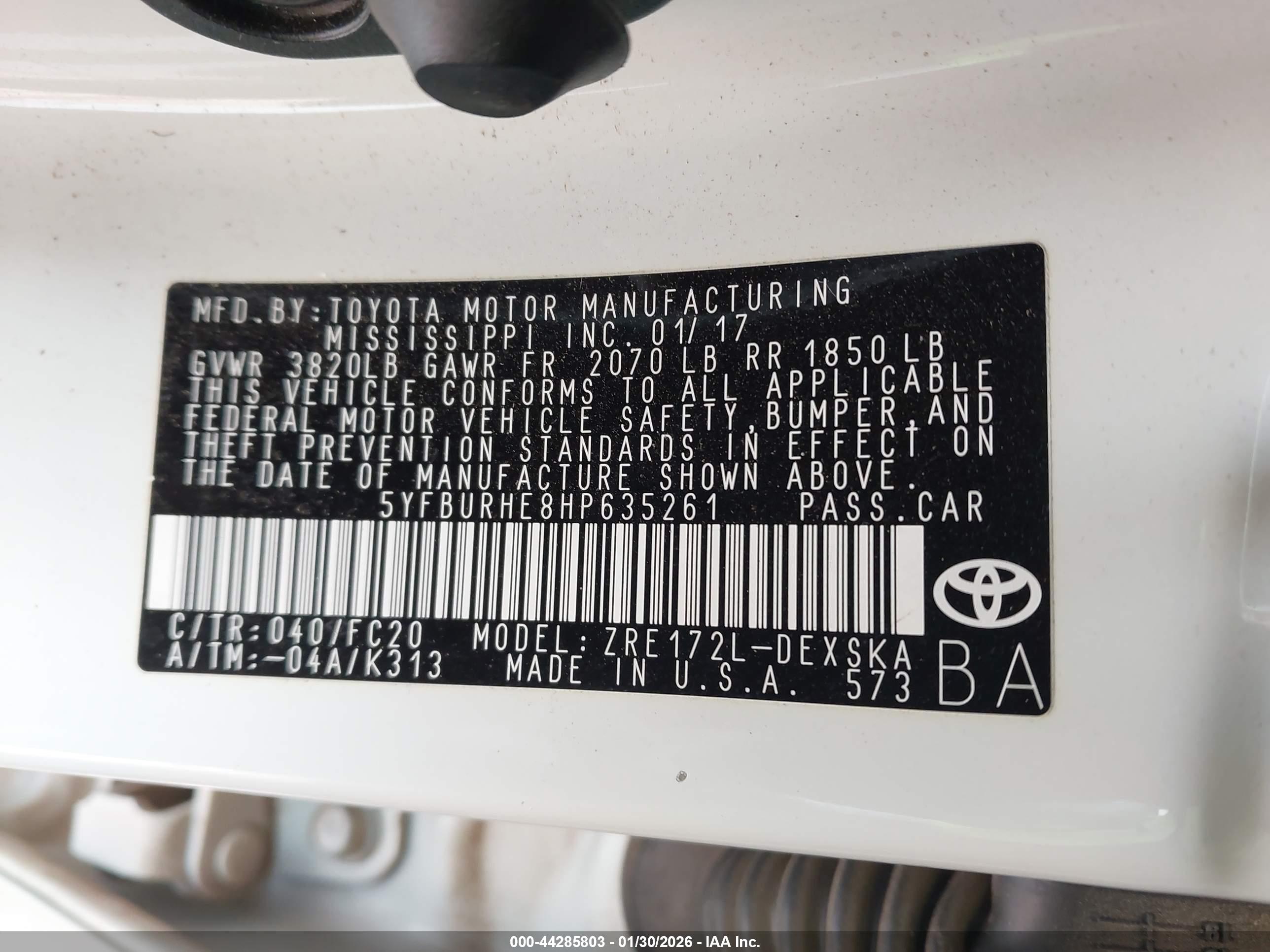 TOYOTA COROLLA image 9