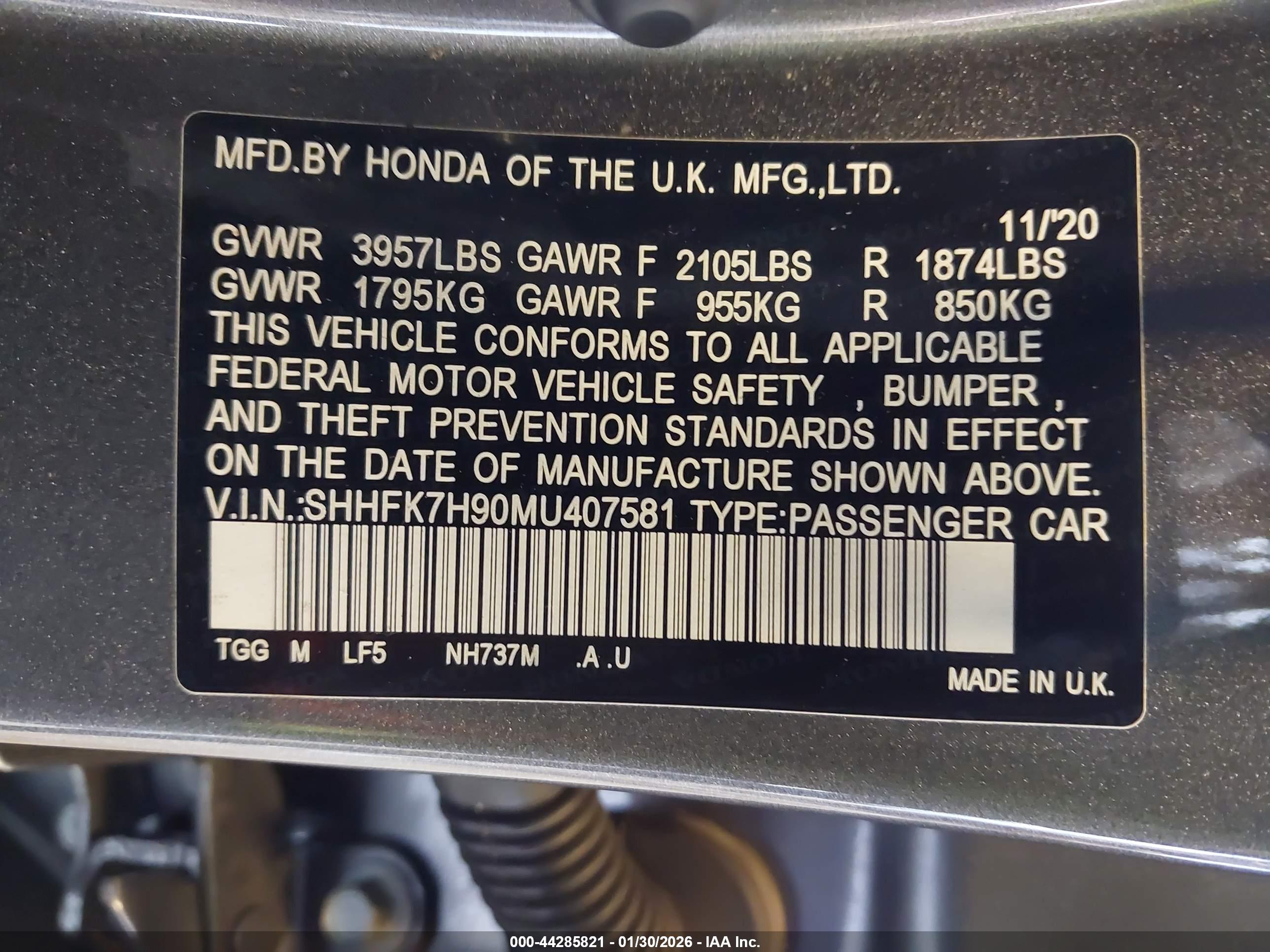 HONDA CIVIC image 9