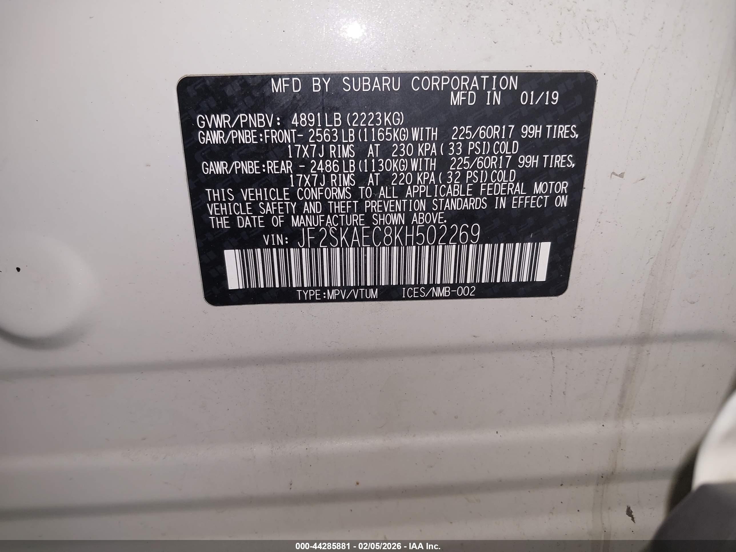 SUBARU FORESTER image 9