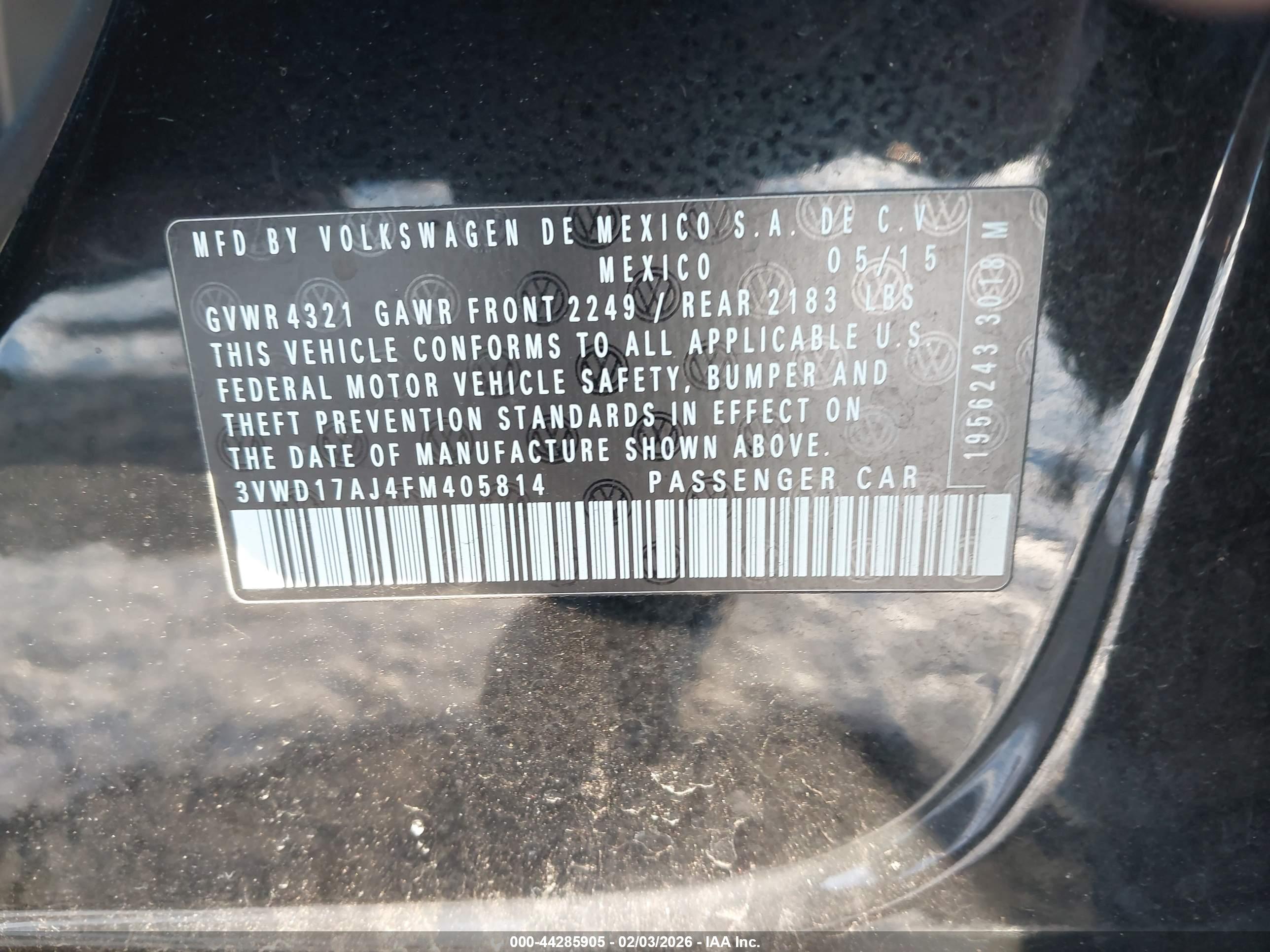 VOLKSWAGEN JETTA image 9