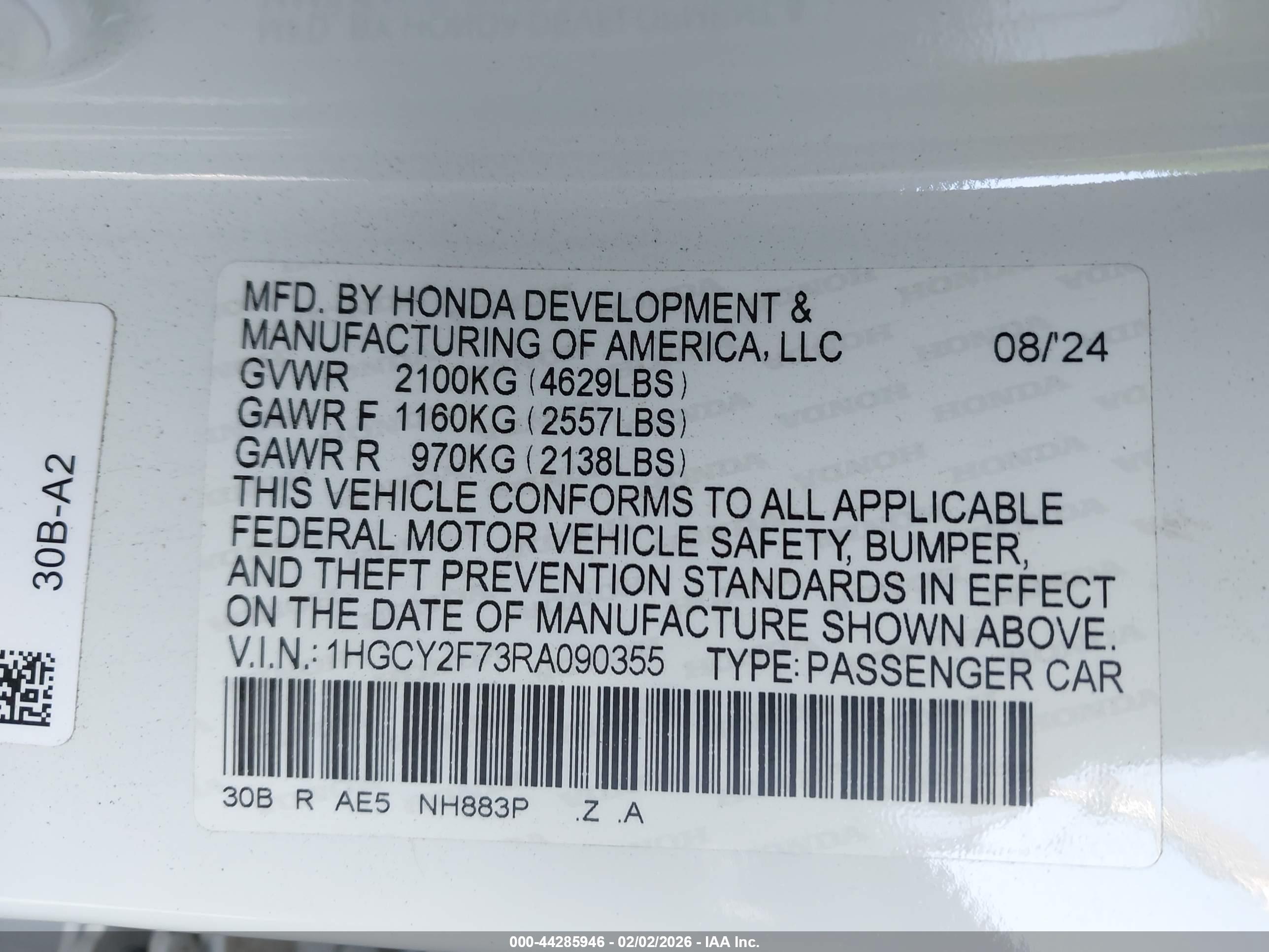 HONDA ACCORD image 9