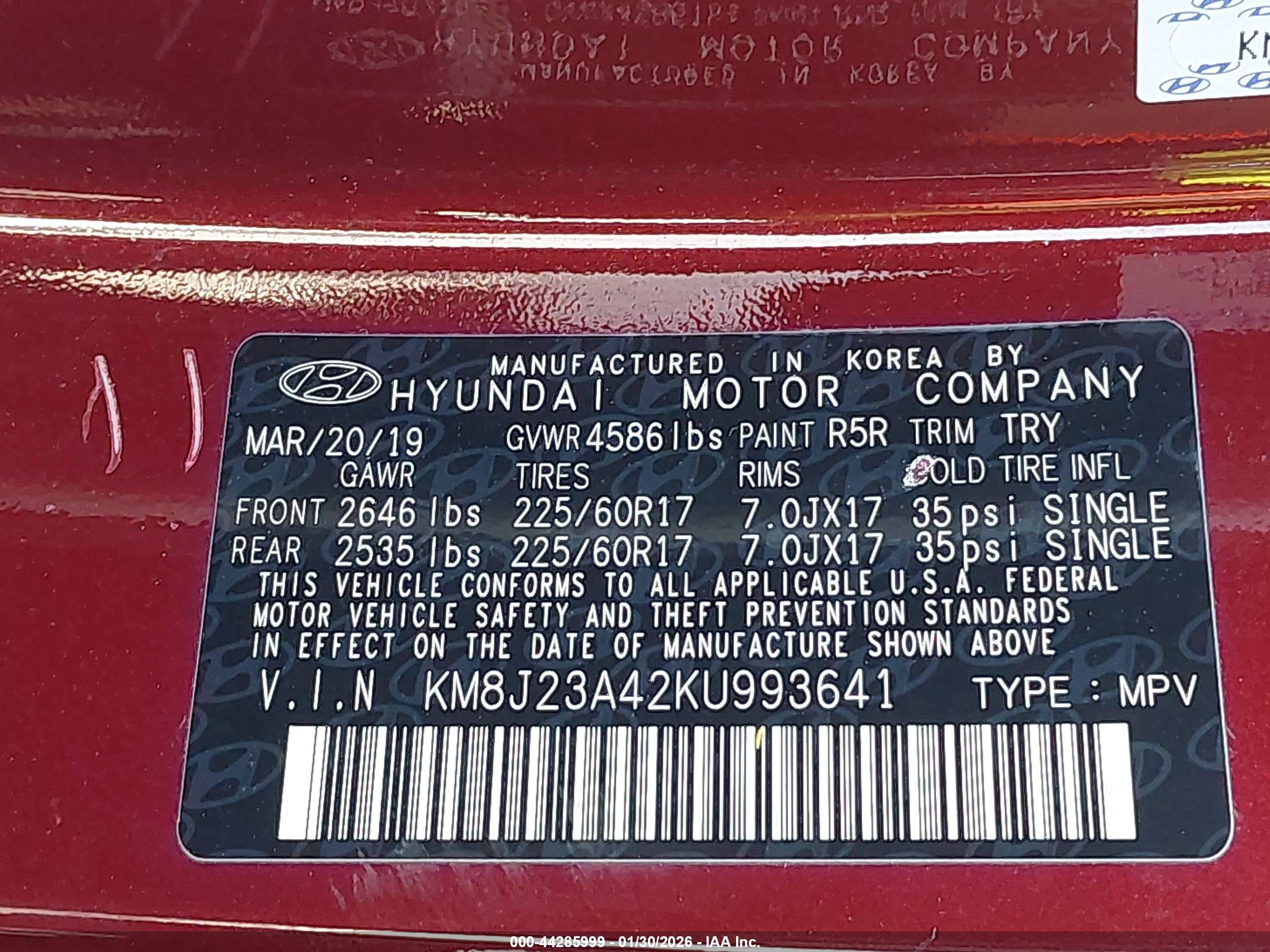HYUNDAI TUCSON image 9