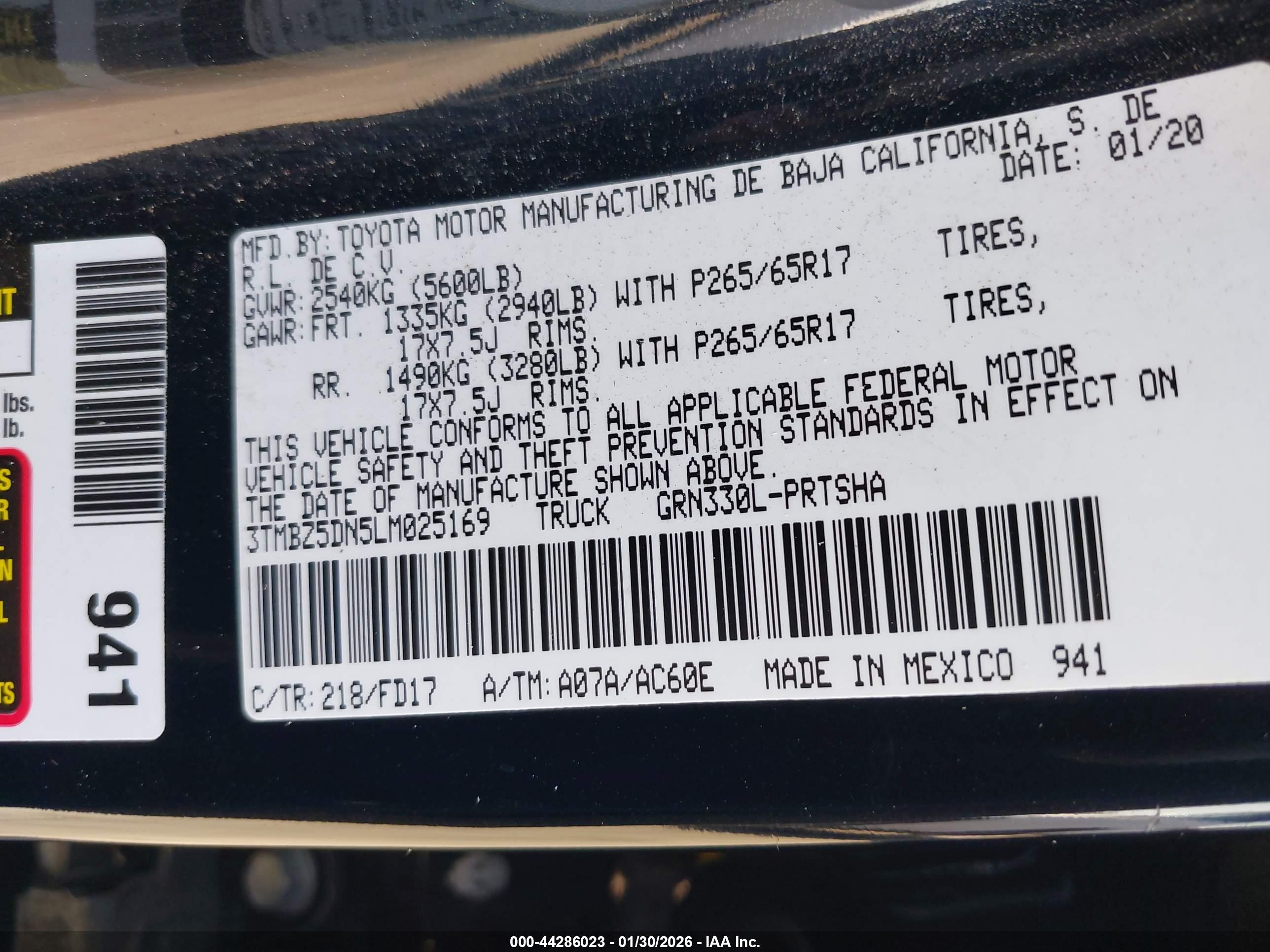 TOYOTA TACOMA image 9