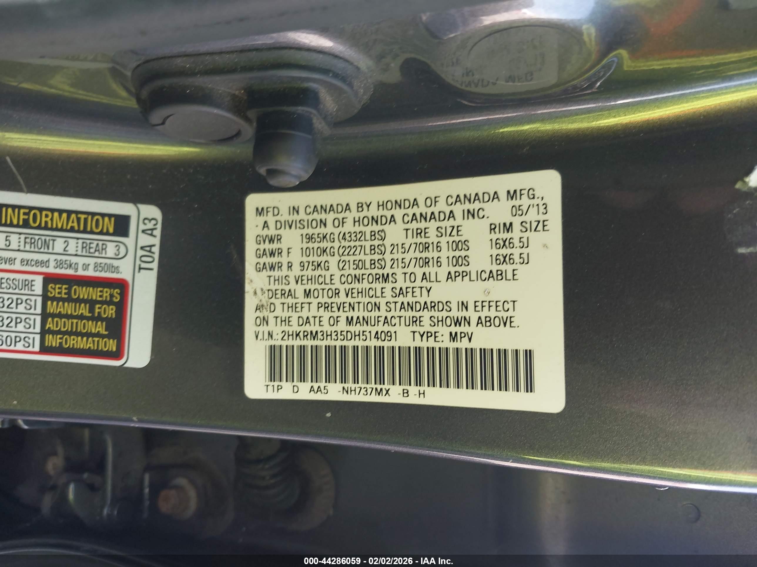 HONDA CR-V image 9
