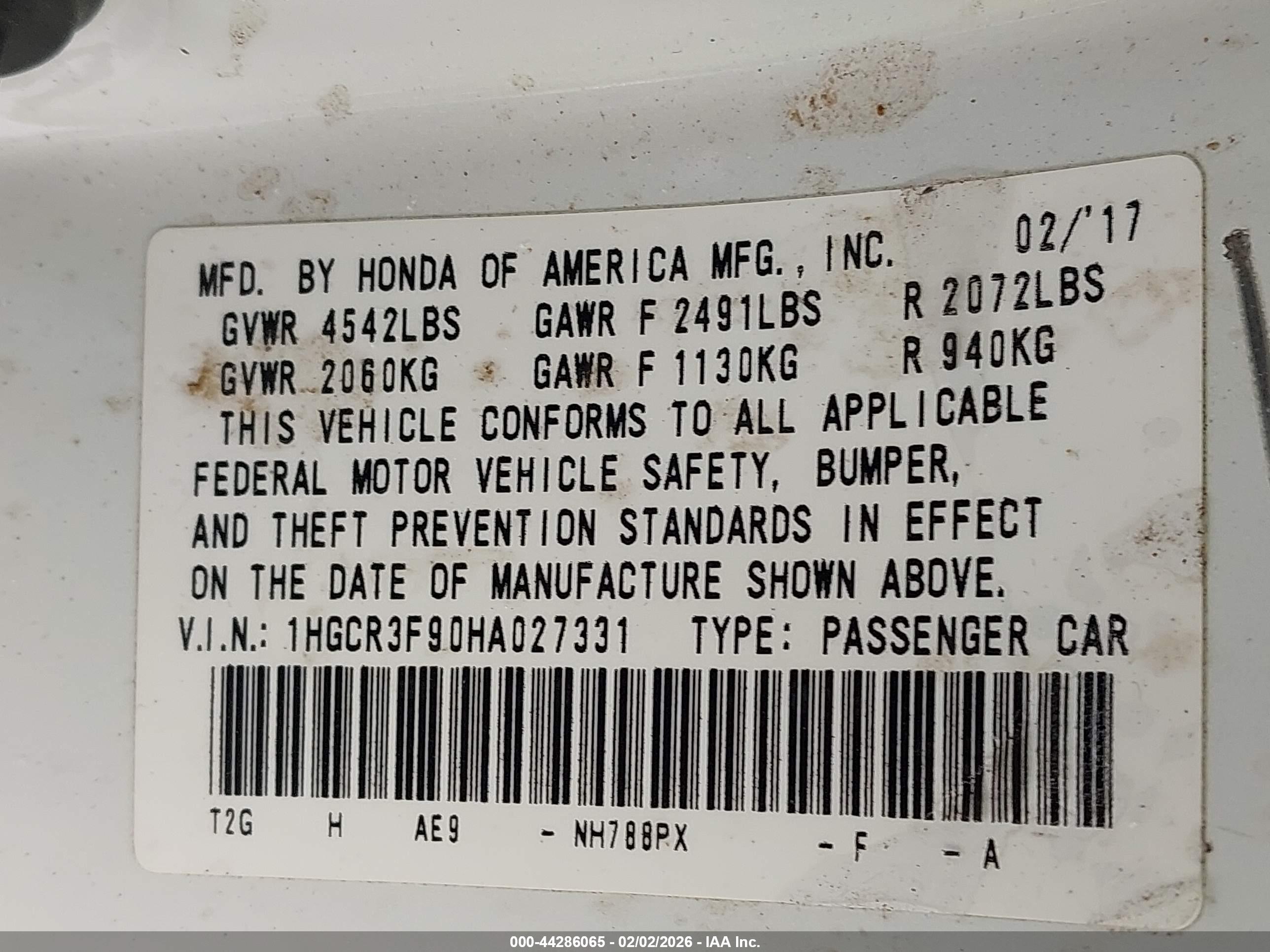 HONDA ACCORD image 9
