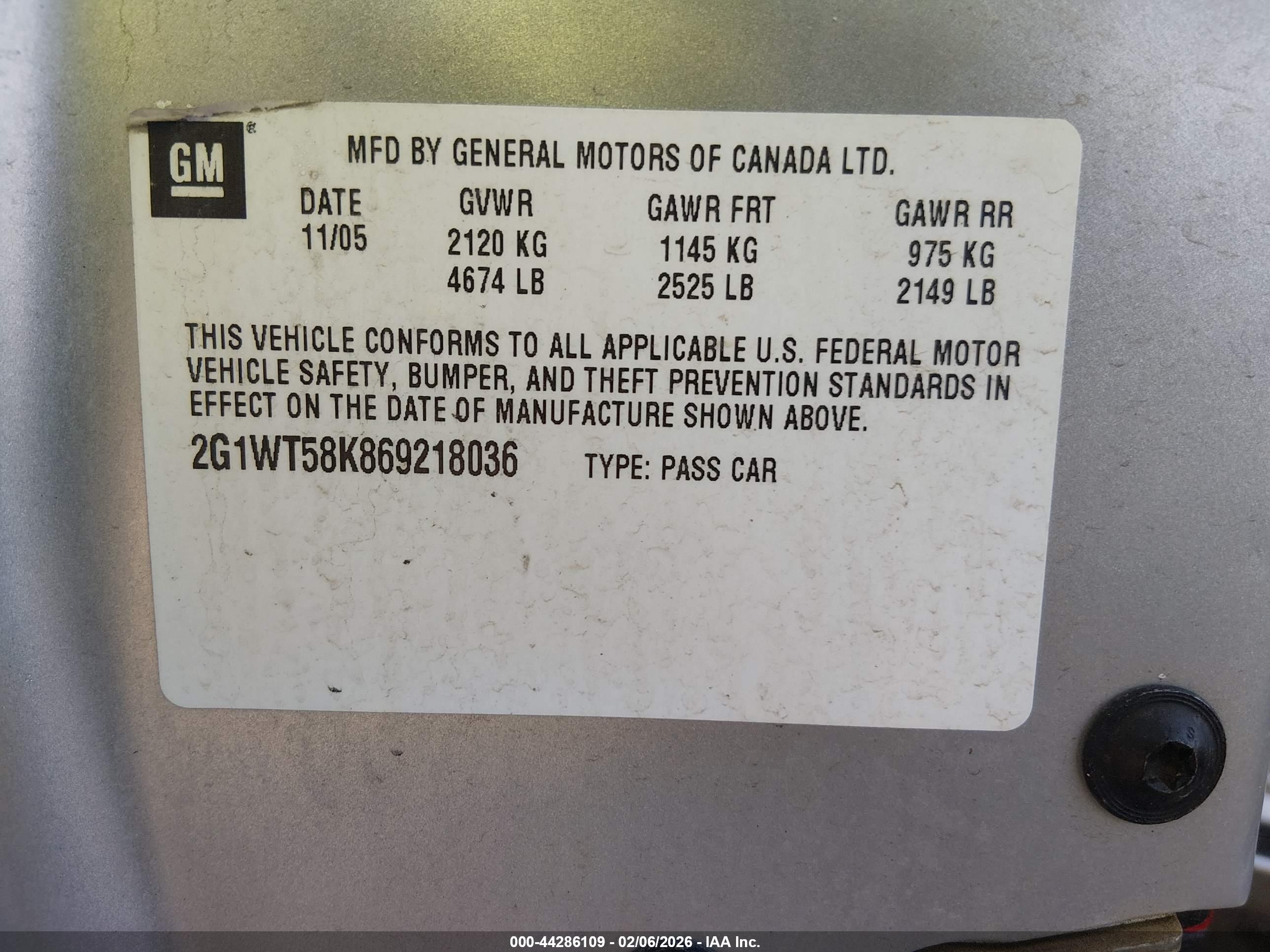 CHEVROLET IMPALA image 9