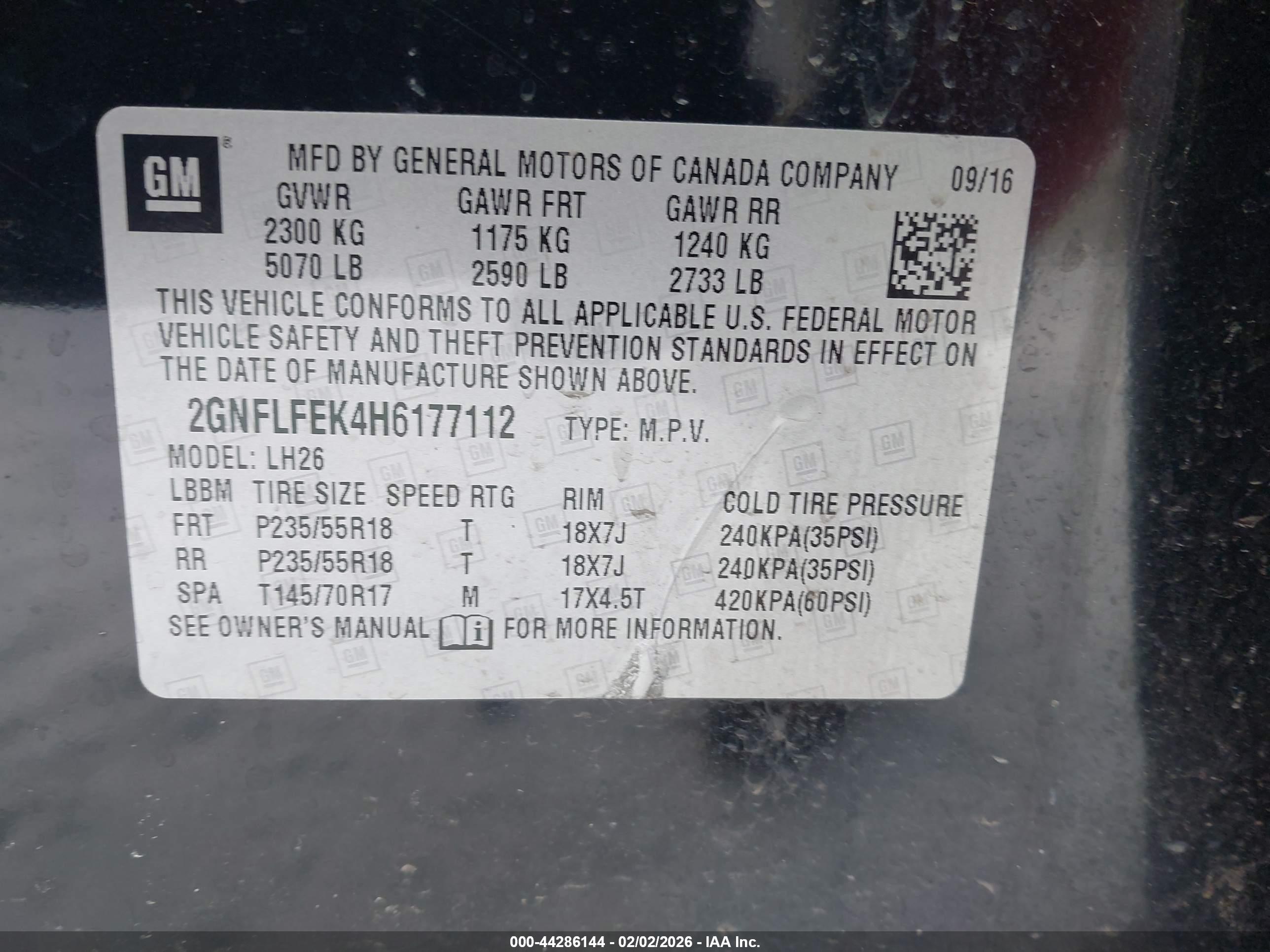 CHEVROLET EQUINOX image 9