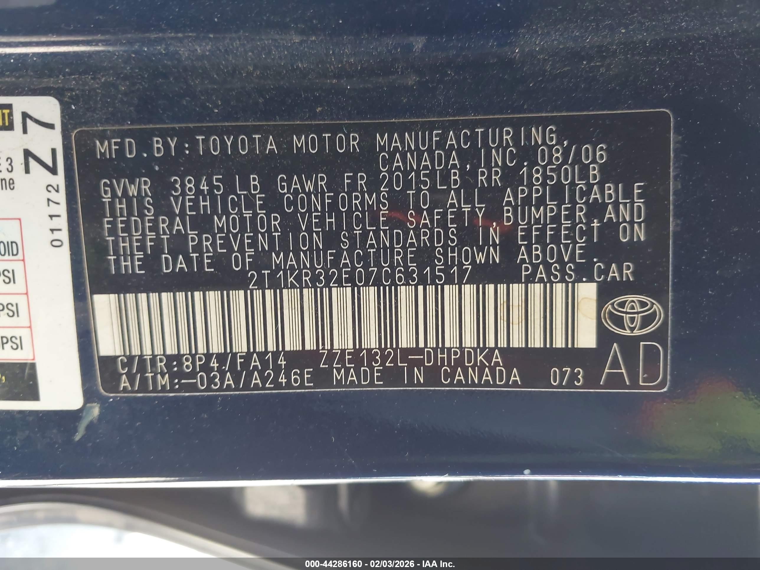TOYOTA MATRIX image 9