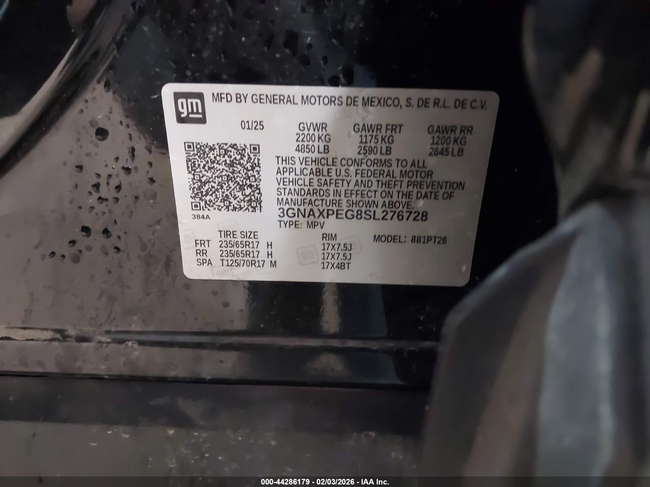 CHEVROLET EQUINOX image 9