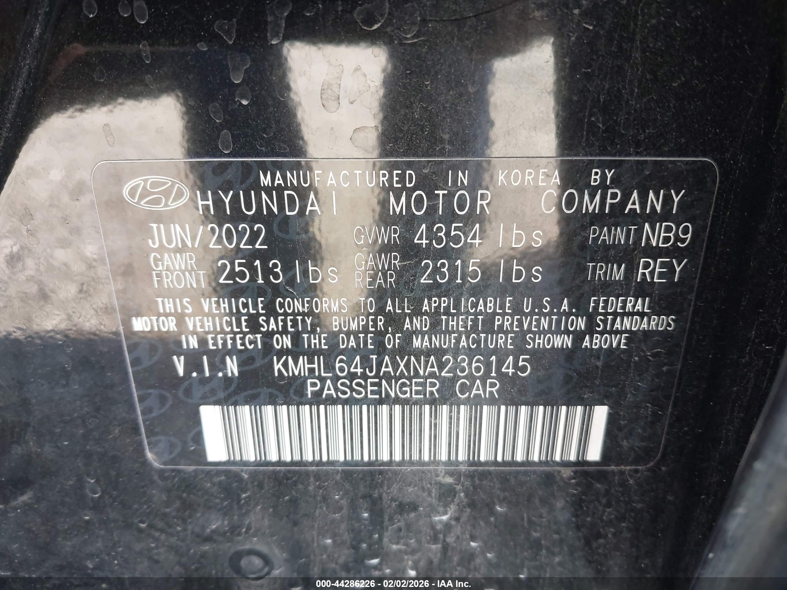 HYUNDAI SONATA image 9