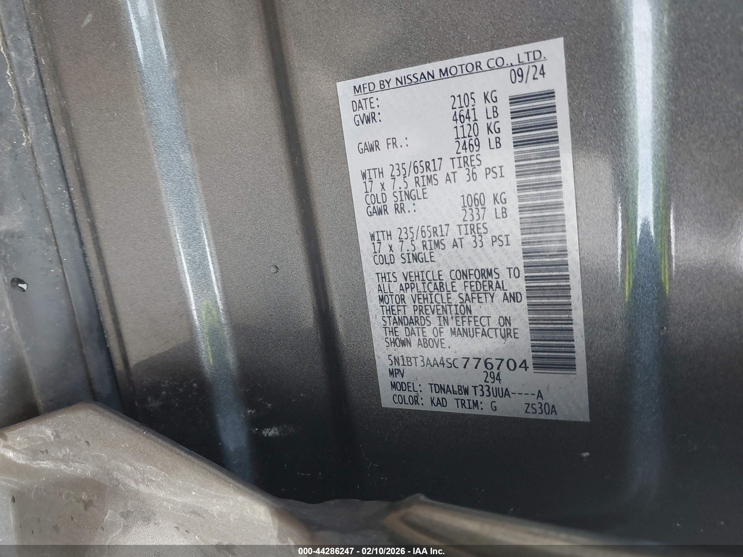 NISSAN ROGUE image 9
