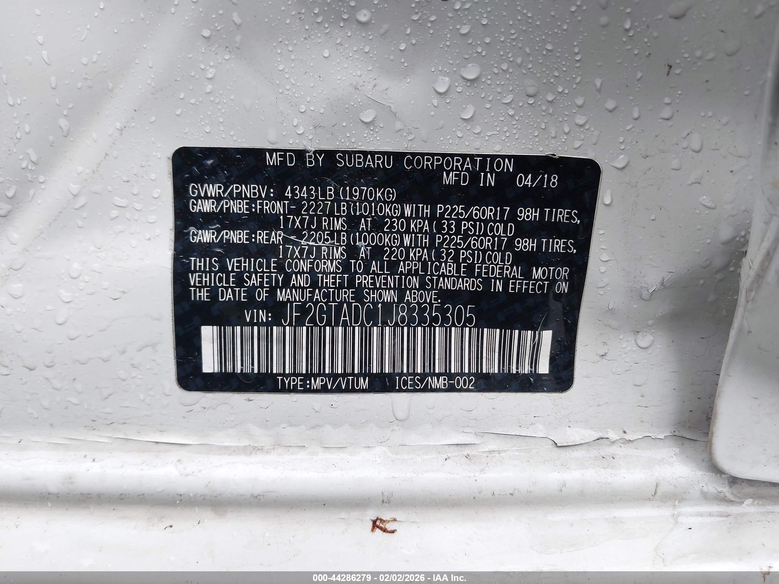 SUBARU CROSSTREK image 9