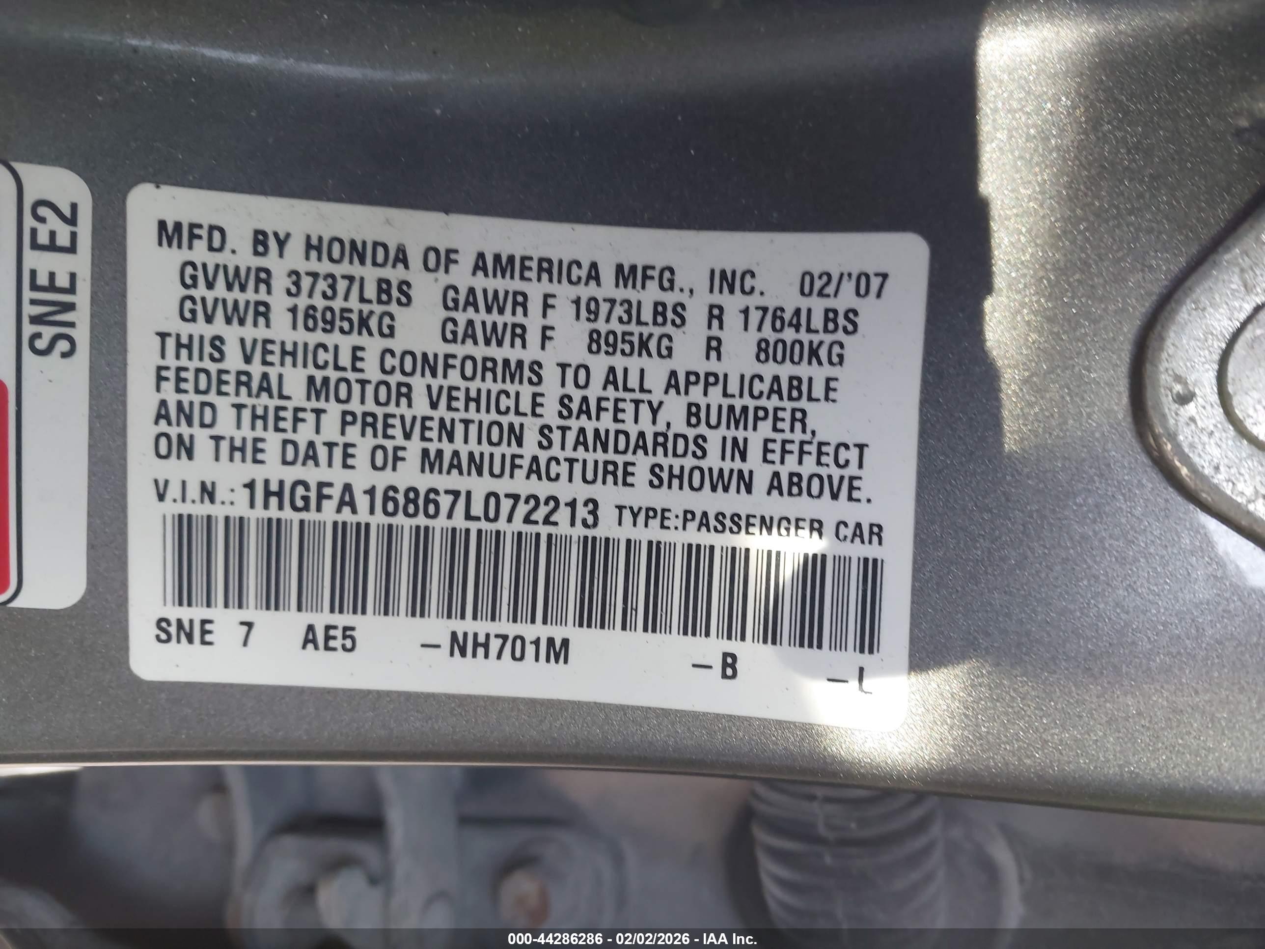 HONDA CIVIC image 9