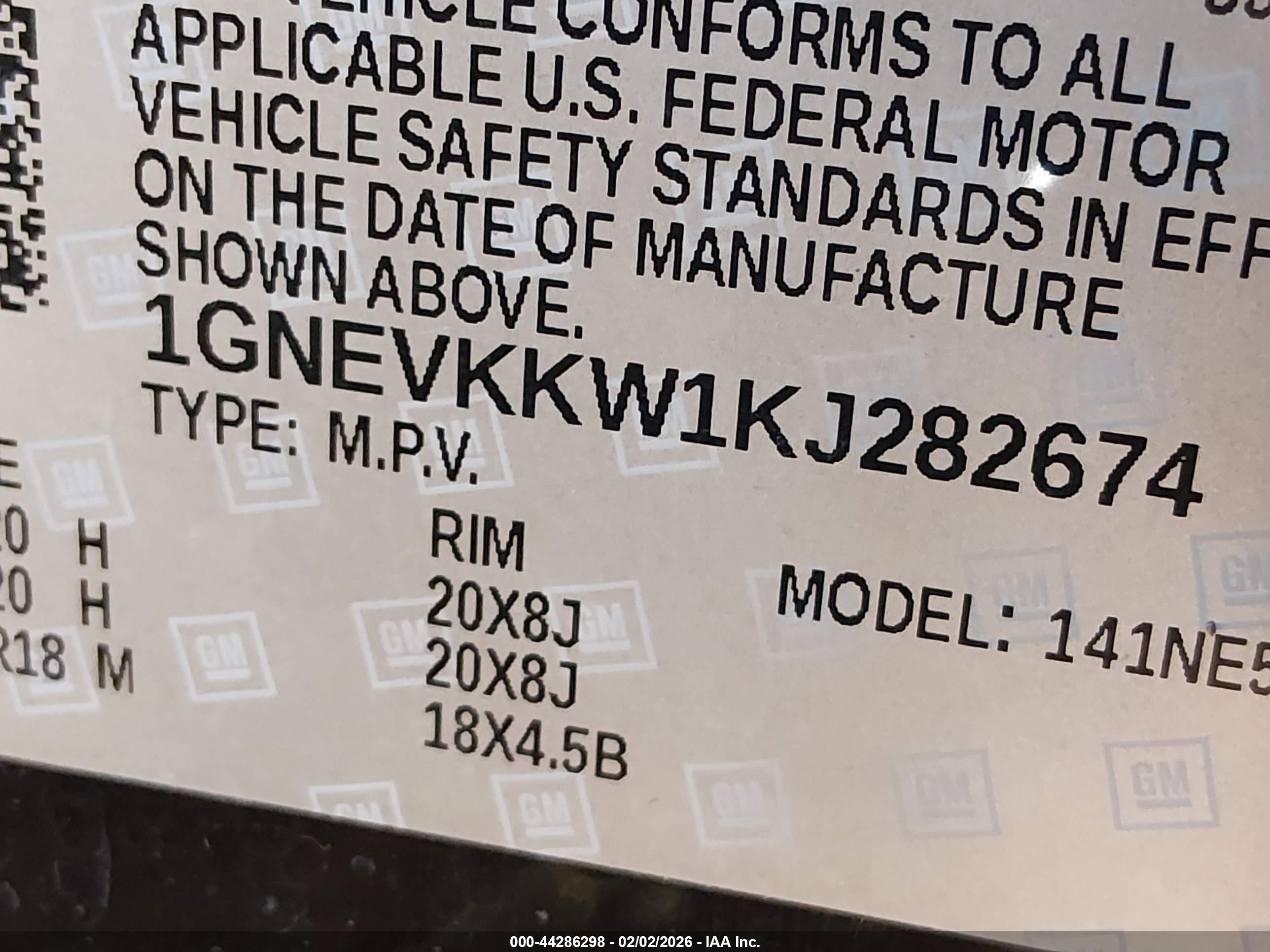 CHEVROLET TRAVERSE image 9