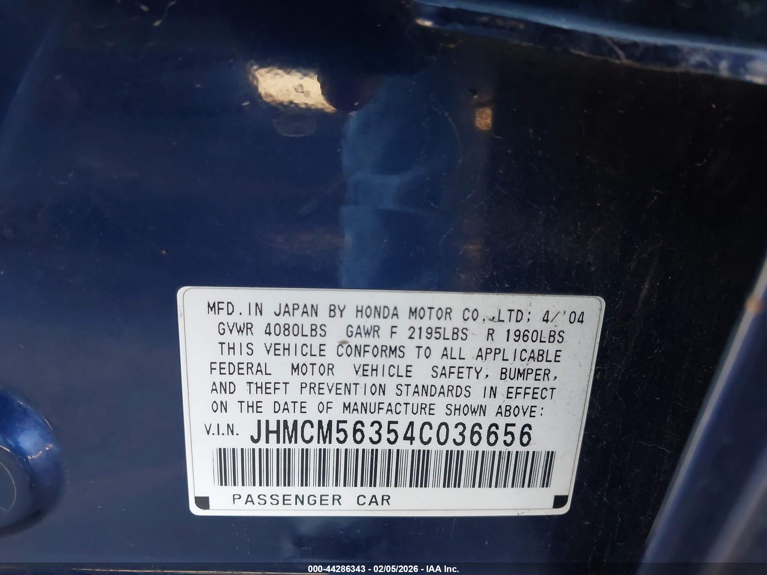 HONDA ACCORD image 9