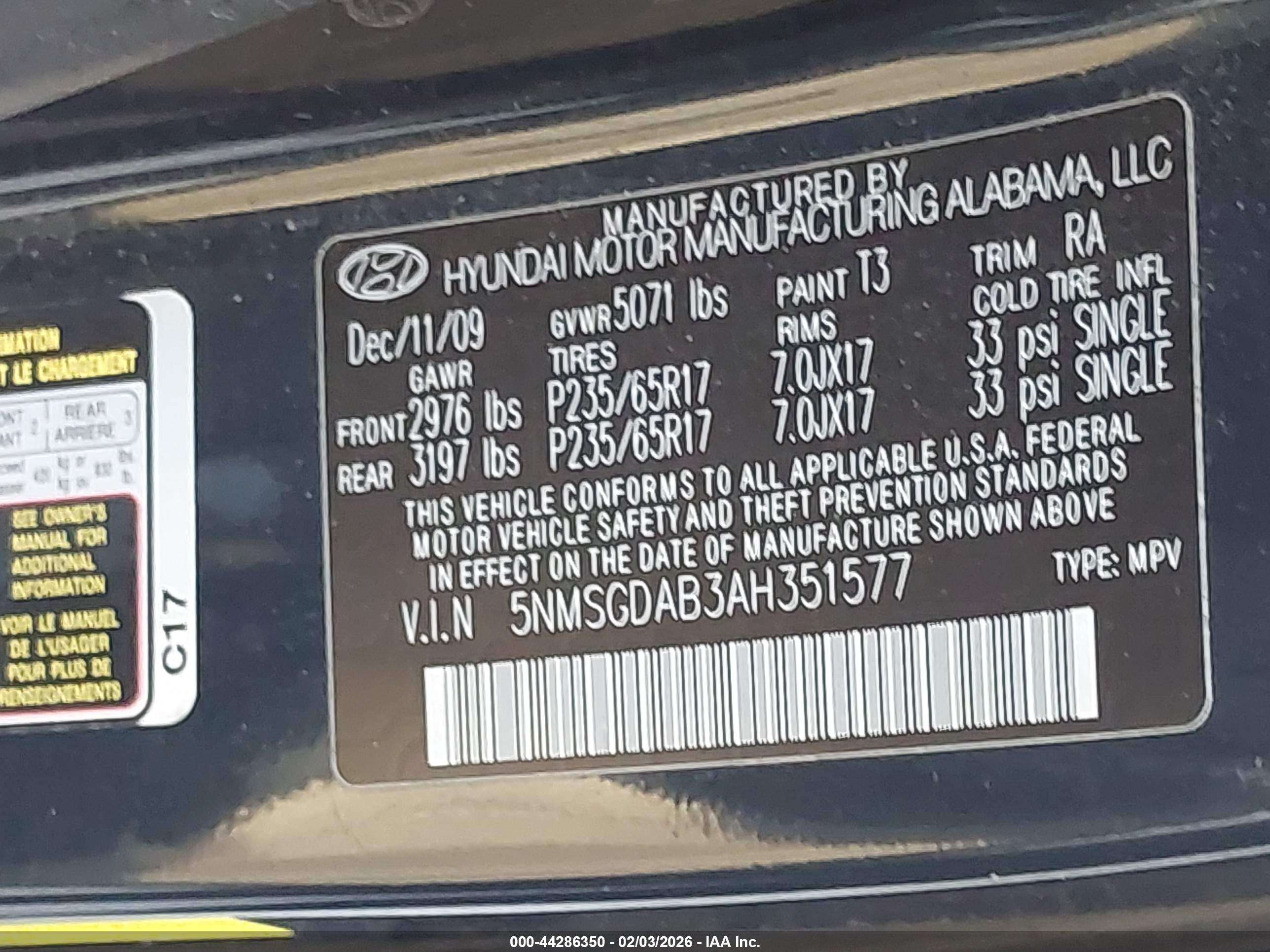 HYUNDAI SANTA image 9