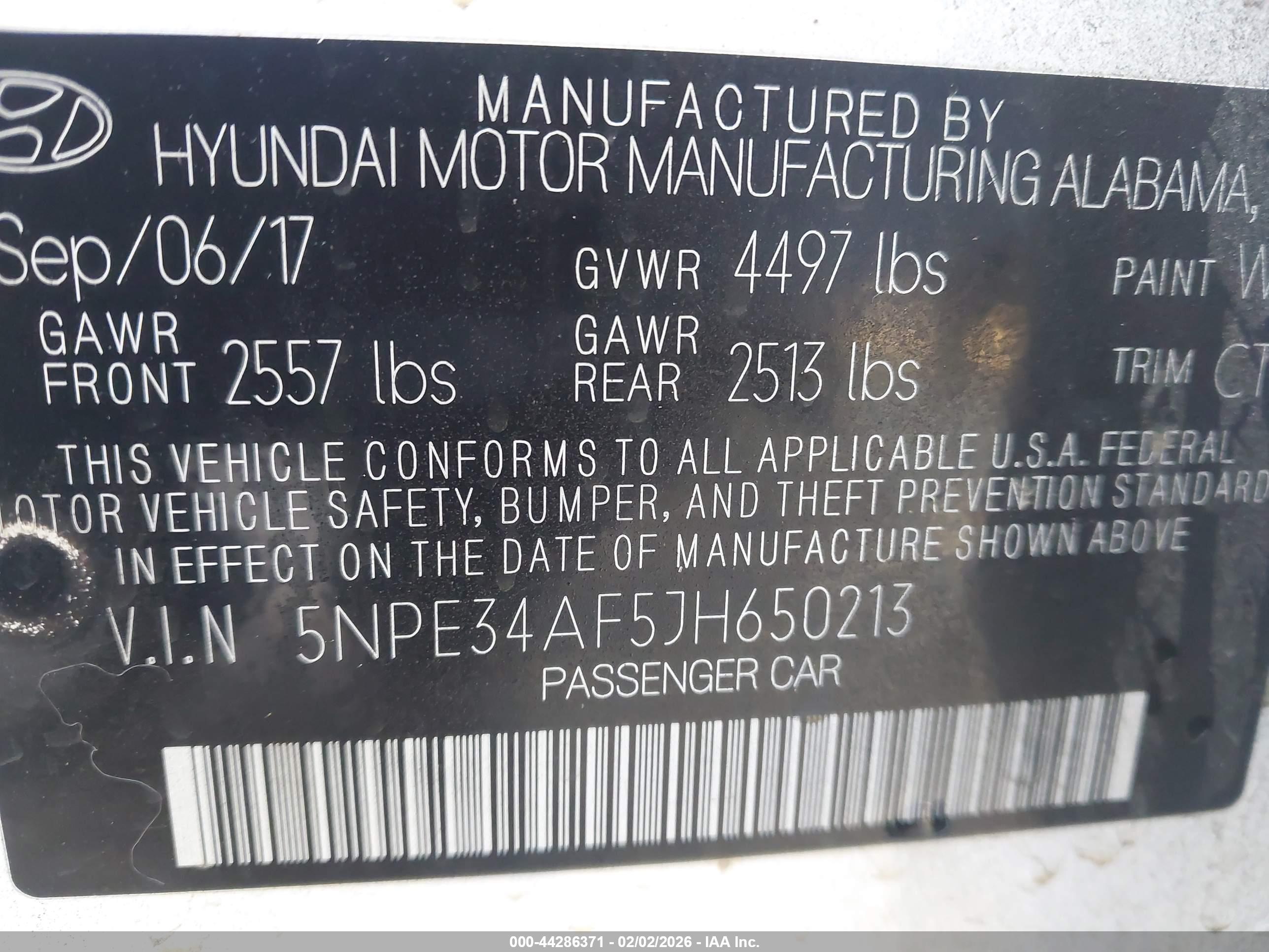 HYUNDAI SONATA image 9