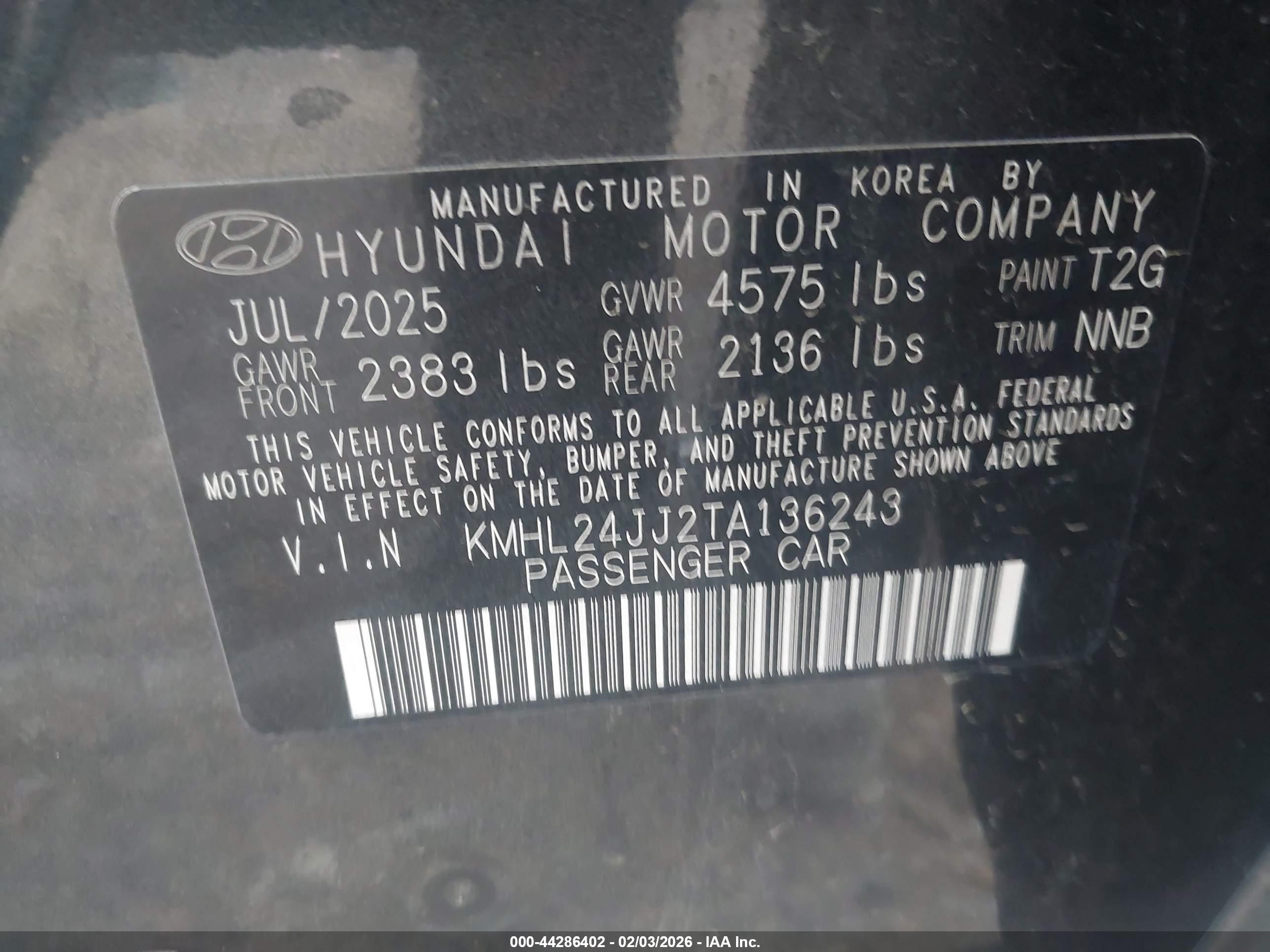 HYUNDAI SONATA image 9