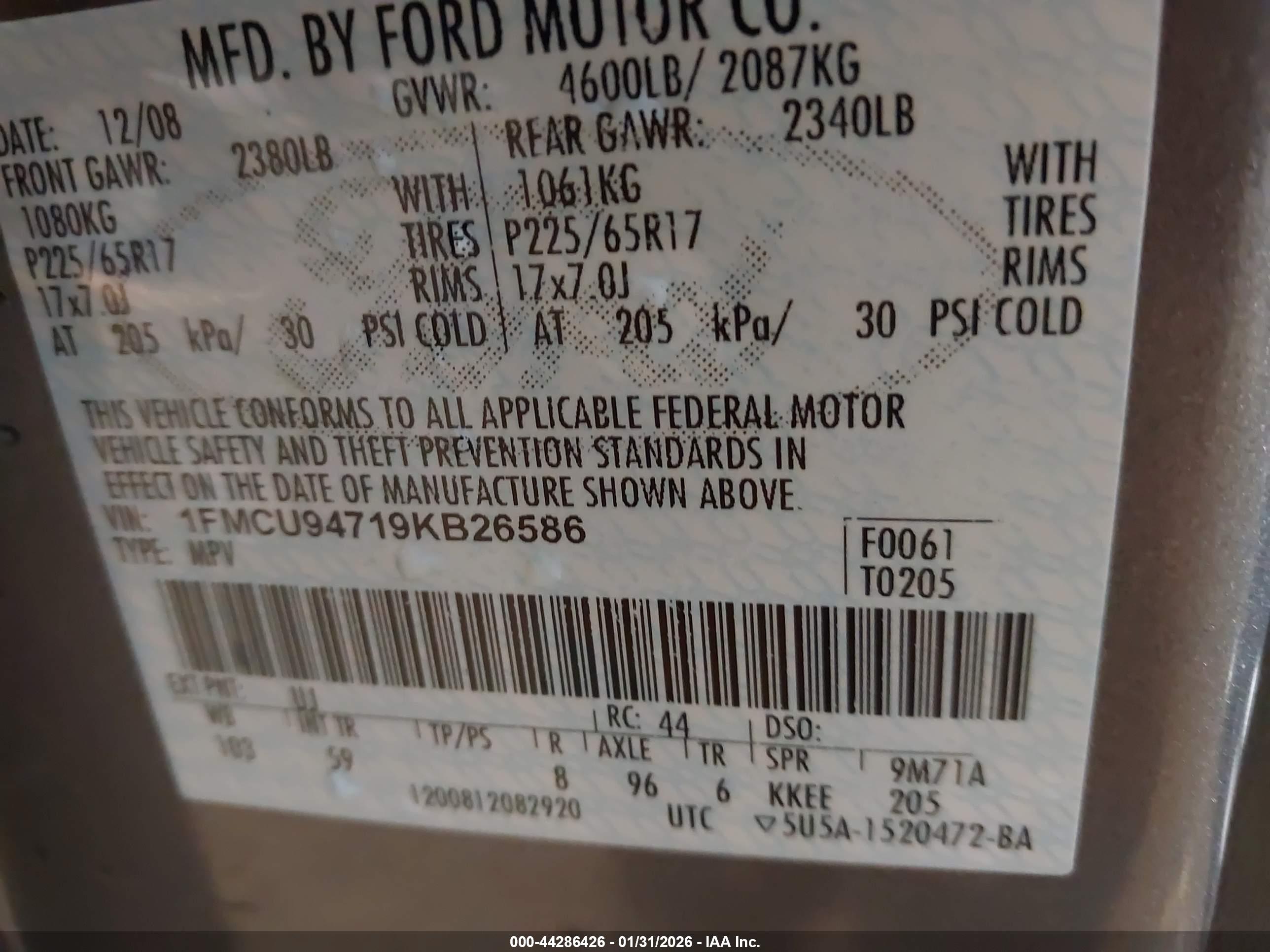 FORD ESCAPE image 9