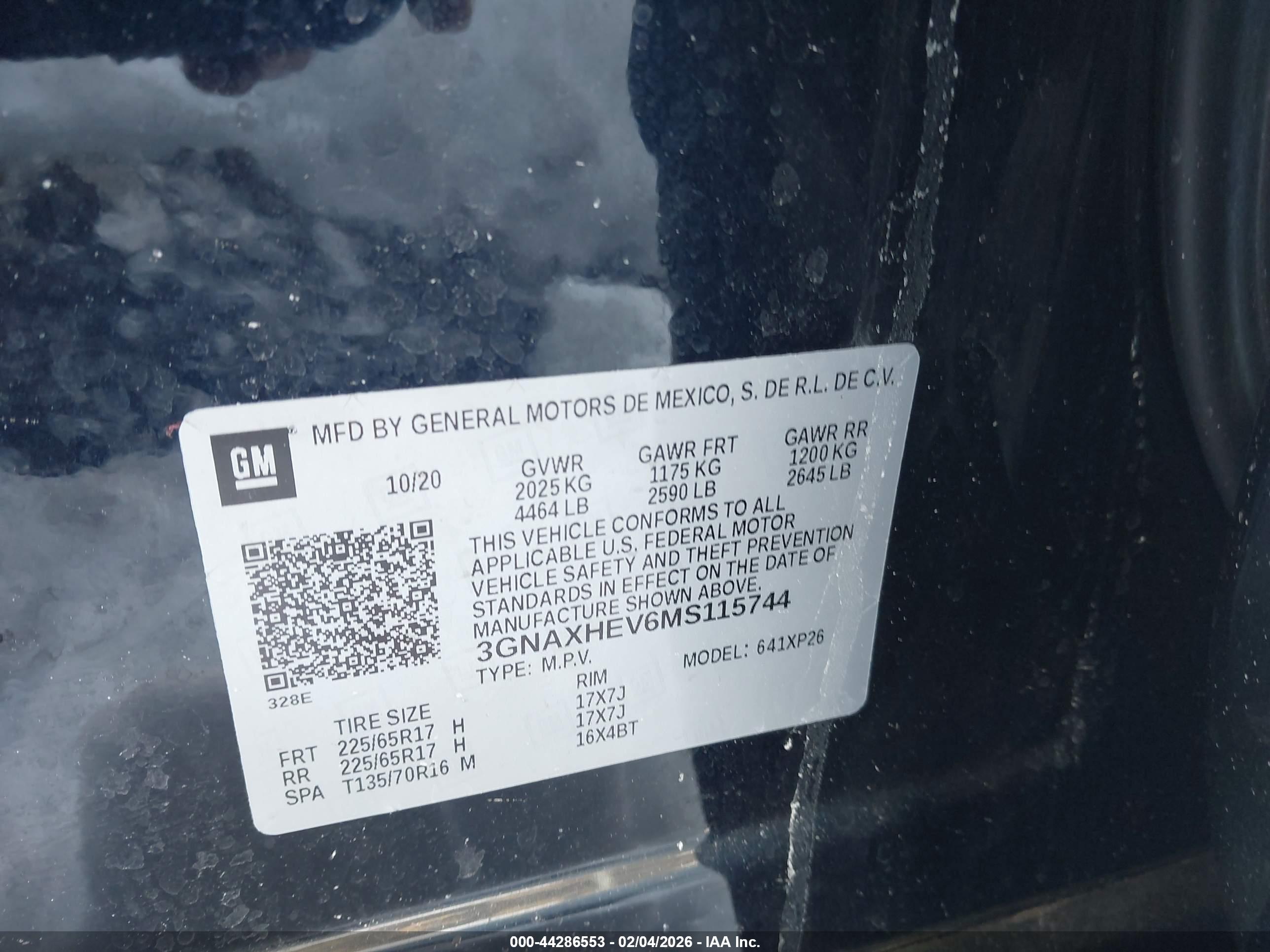 CHEVROLET EQUINOX image 9