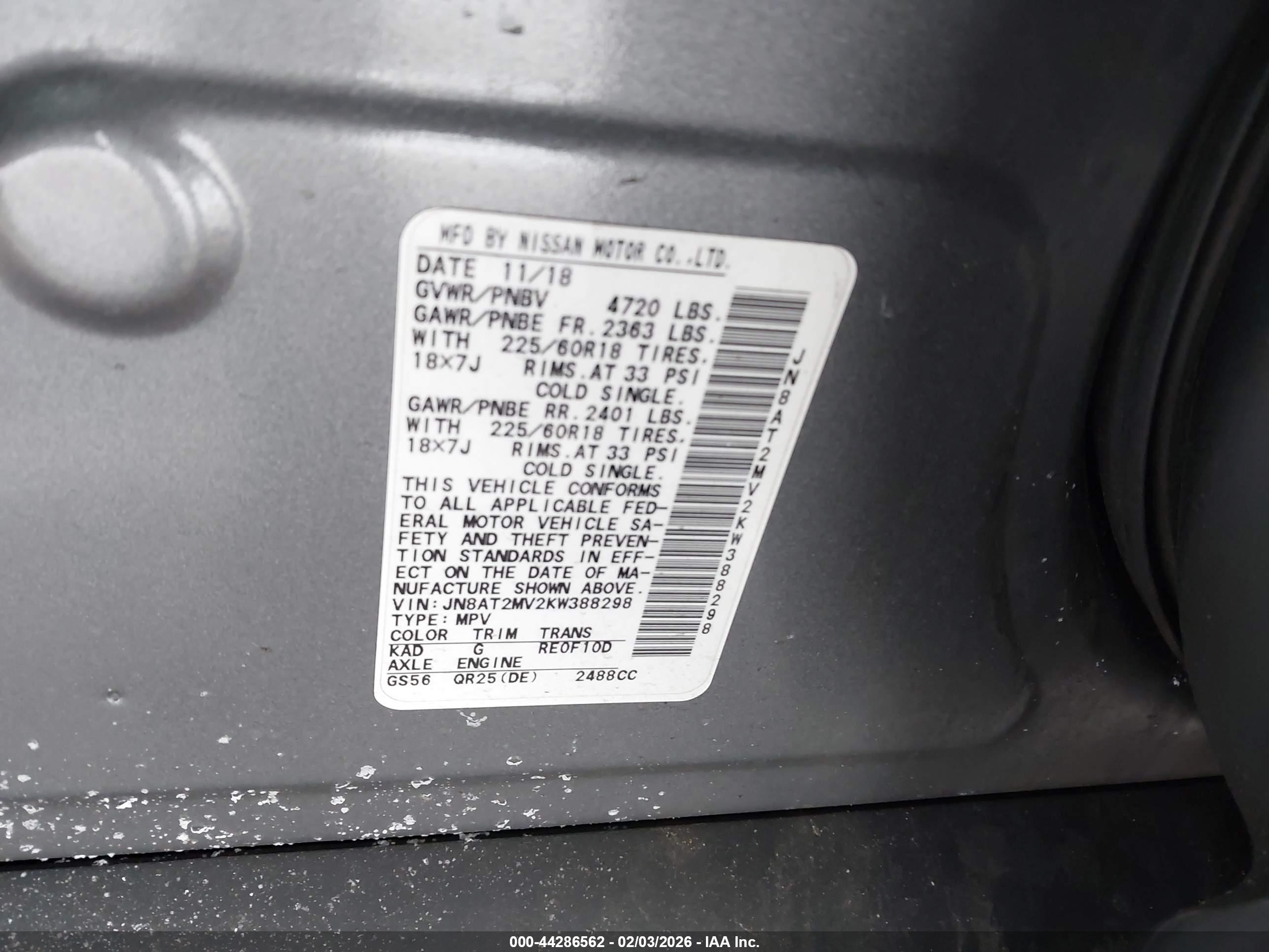 NISSAN ROGUE image 9